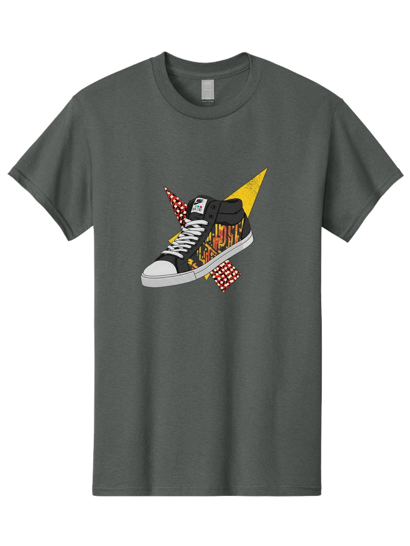 Vans Men'S Graphic Tee, 100% Cotton, Comfortable Casual Summer Wear, Machine Washable, Nike Sb Sneakers, Black And Yellow Design, White Laces, Streetwear Fashion, Skateboarding Shoes, Bold Graphics, Colorful Accents, Youth Culture Bad882 11