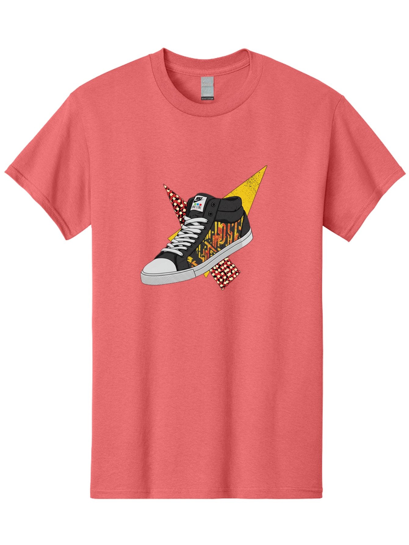 Vans Men'S Graphic Tee, 100% Cotton, Comfortable Casual Summer Wear, Machine Washable, Nike Sb Sneakers, Black And Yellow Design, White Laces, Streetwear Fashion, Skateboarding Shoes, Bold Graphics, Colorful Accents, Youth Culture Bad882 7