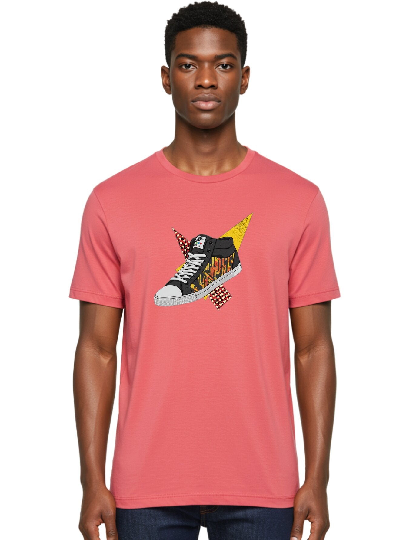 Vans Men'S Graphic Tee, 100% Cotton, Comfortable Casual Summer Wear, Machine Washable, Nike Sb Sneakers, Black And Yellow Design, White Laces, Streetwear Fashion, Skateboarding Shoes, Bold Graphics, Colorful Accents, Youth Culture Bad882 16