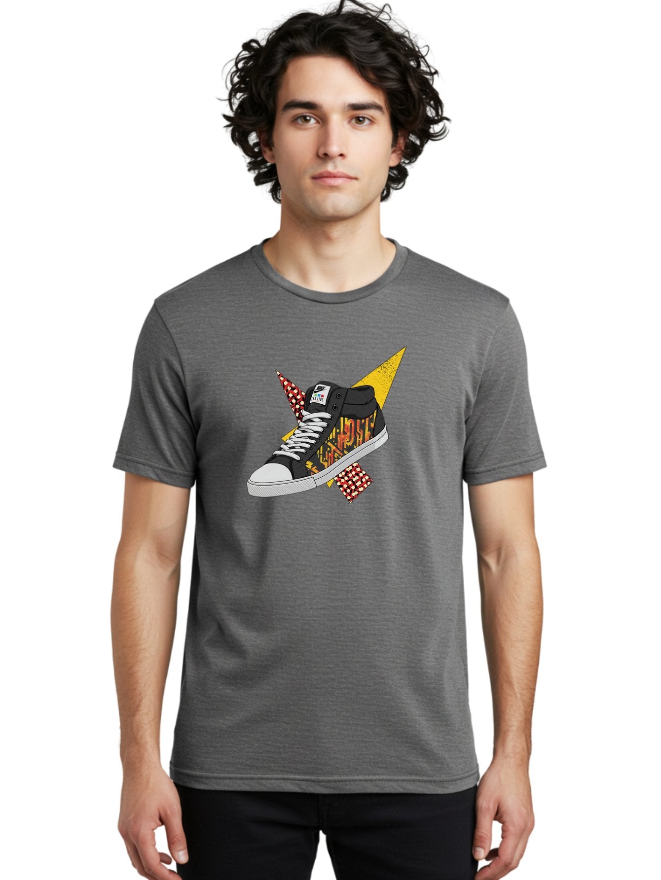 Vans Men'S Graphic Tee, 100% Cotton, Comfortable Casual Summer Wear, Machine Washable, Nike Sb Sneakers, Black And Yellow Design, White Laces, Streetwear Fashion, Skateboarding Shoes, Bold Graphics, Colorful Accents, Youth Culture Bad882 20