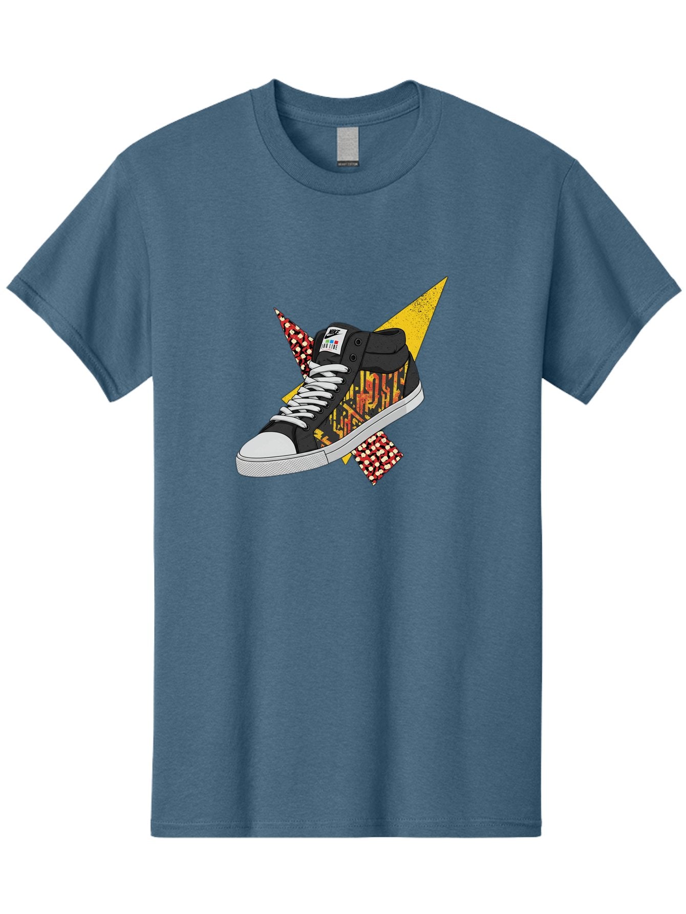 Vans Men'S Graphic Tee, 100% Cotton, Comfortable Casual Summer Wear, Machine Washable, Nike Sb Sneakers, Black And Yellow Design, White Laces, Streetwear Fashion, Skateboarding Shoes, Bold Graphics, Colorful Accents, Youth Culture Bad882 15