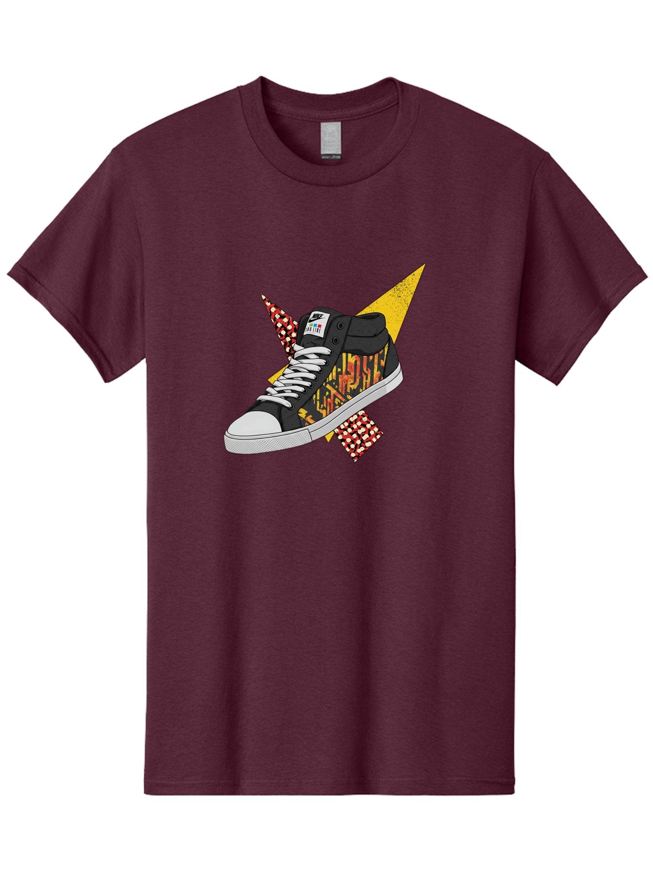 Vans Men'S Graphic Tee, 100% Cotton, Comfortable Casual Summer Wear, Machine Washable, Nike Sb Sneakers, Black And Yellow Design, White Laces, Streetwear Fashion, Skateboarding Shoes, Bold Graphics, Colorful Accents, Youth Culture Bad882 4