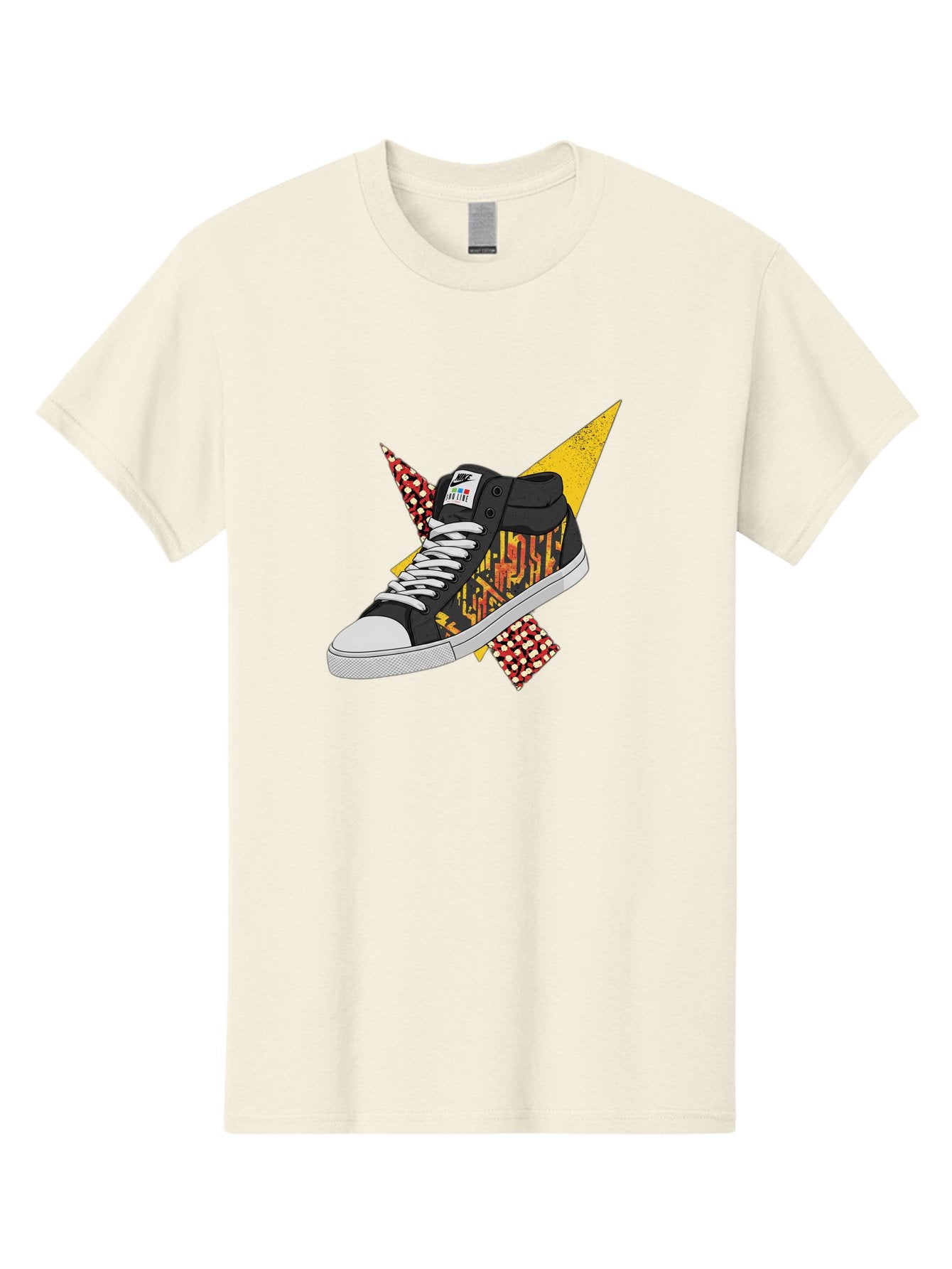 Vans Men'S Graphic Tee, 100% Cotton, Comfortable Casual Summer Wear, Machine Washable, Nike Sb Sneakers, Black And Yellow Design, White Laces, Streetwear Fashion, Skateboarding Shoes, Bold Graphics, Colorful Accents, Youth Culture Bad882 12