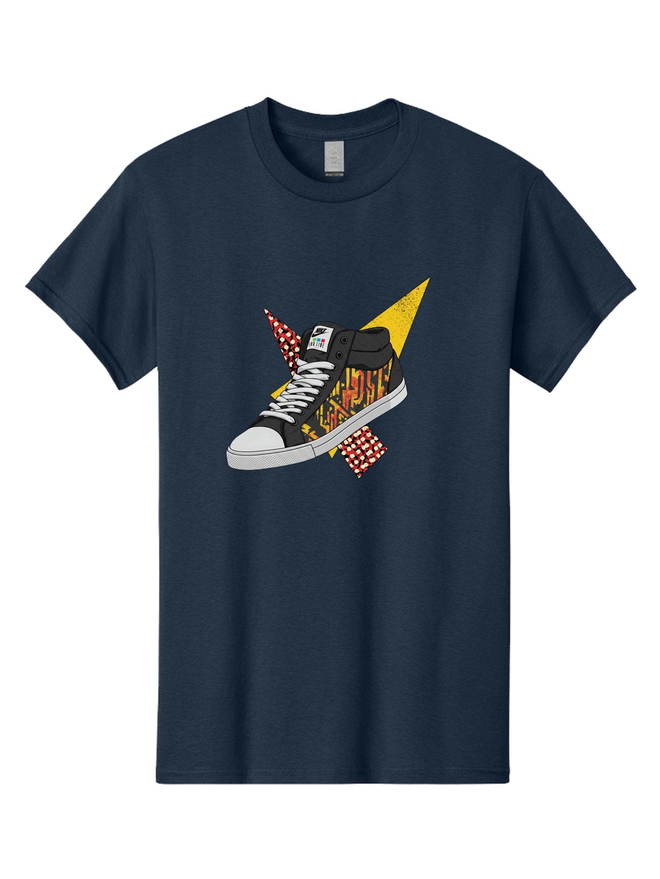 Vans Men'S Graphic Tee, 100% Cotton, Comfortable Casual Summer Wear, Machine Washable, Nike Sb Sneakers, Black And Yellow Design, White Laces, Streetwear Fashion, Skateboarding Shoes, Bold Graphics, Colorful Accents, Youth Culture Bad882 10