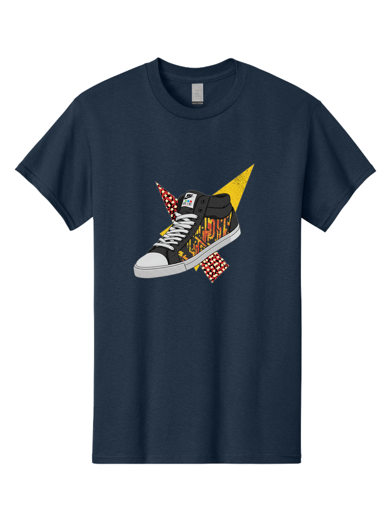 Vans Men'S Graphic Tee, 100% Cotton, Comfortable Casual Summer Wear, Machine Washable, Nike Sb Sneakers, Black And Yellow Design, White Laces, Streetwear Fashion, Skateboarding Shoes, Bold Graphics, Colorful Accents, Youth Culture Bad882 14