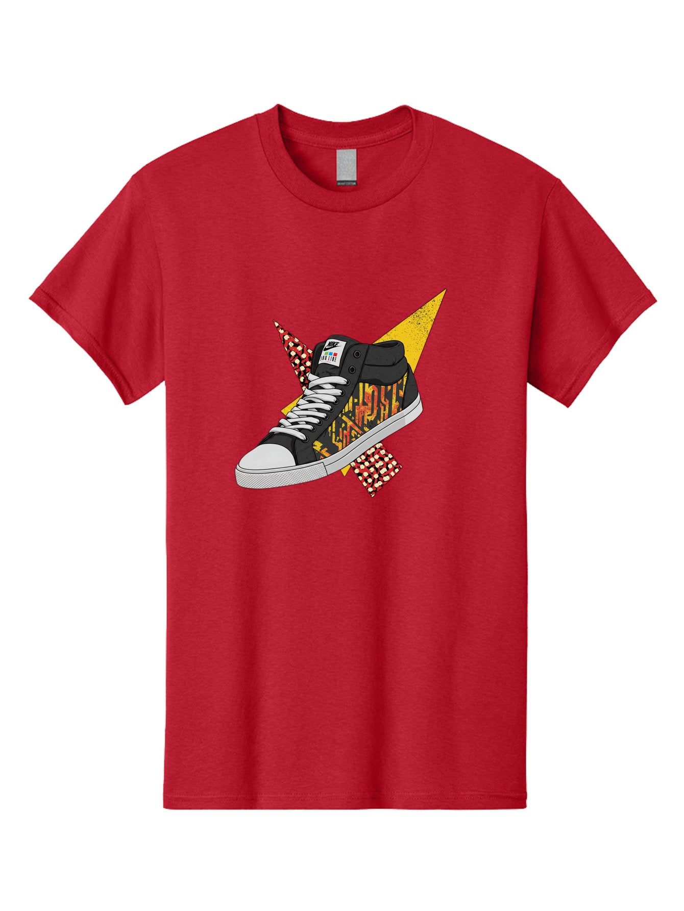 Vans Men'S Graphic Tee, 100% Cotton, Comfortable Casual Summer Wear, Machine Washable, Nike Sb Sneakers, Black And Yellow Design, White Laces, Streetwear Fashion, Skateboarding Shoes, Bold Graphics, Colorful Accents, Youth Culture Bad882 9