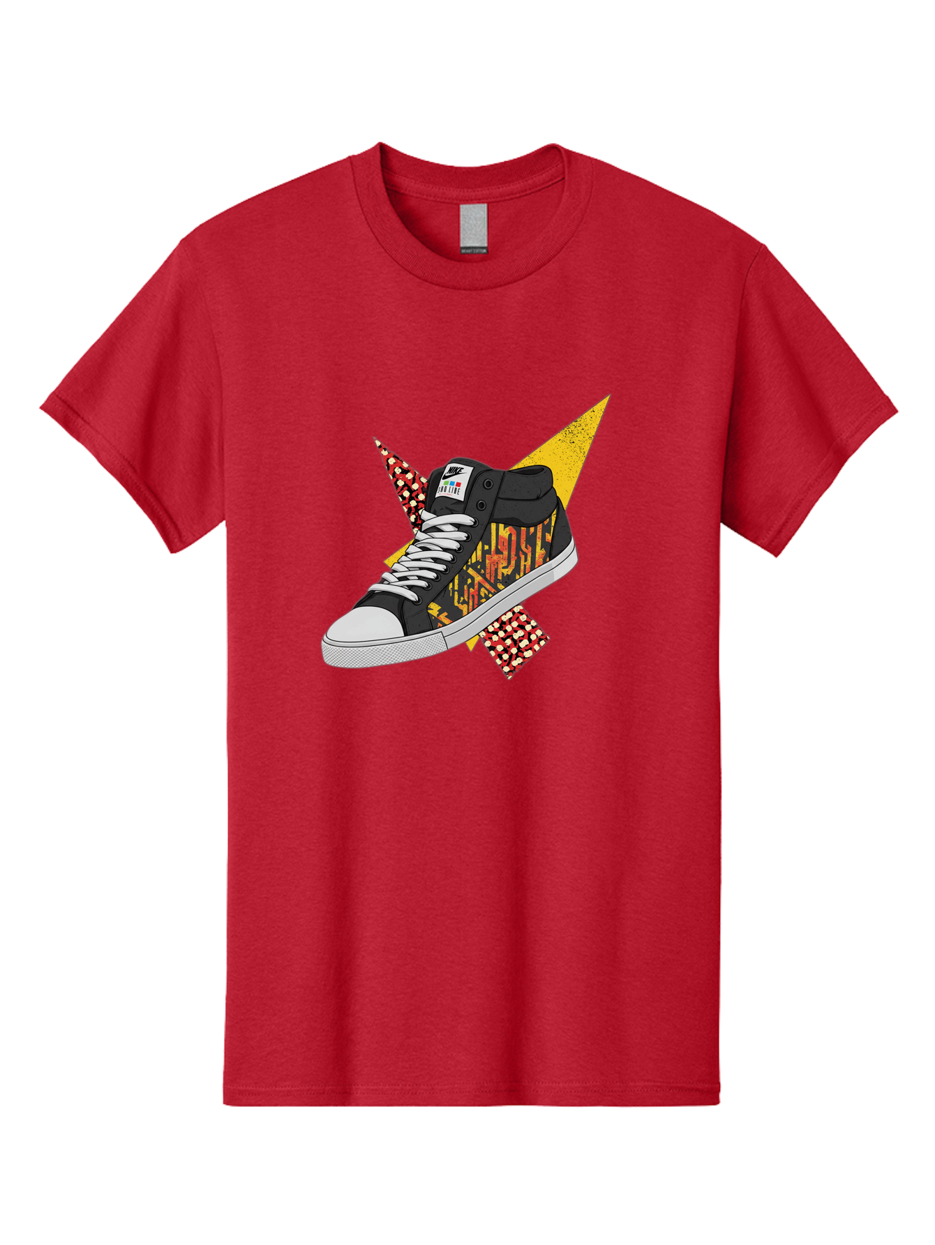 Vans Men'S Graphic Tee, 100% Cotton, Comfortable Casual Summer Wear, Machine Washable, Nike Sb Sneakers, Black And Yellow Design, White Laces, Streetwear Fashion, Skateboarding Shoes, Bold Graphics, Colorful Accents, Youth Culture Bad882 5