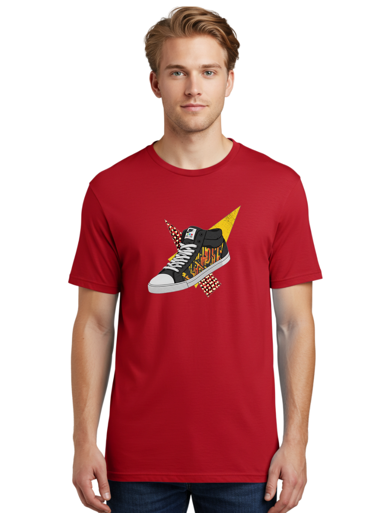 Vans Men'S Graphic Tee, 100% Cotton, Comfortable Casual Summer Wear, Machine Washable, Nike Sb Sneakers, Black And Yellow Design, White Laces, Streetwear Fashion, Skateboarding Shoes, Bold Graphics, Colorful Accents, Youth Culture Bad882 20