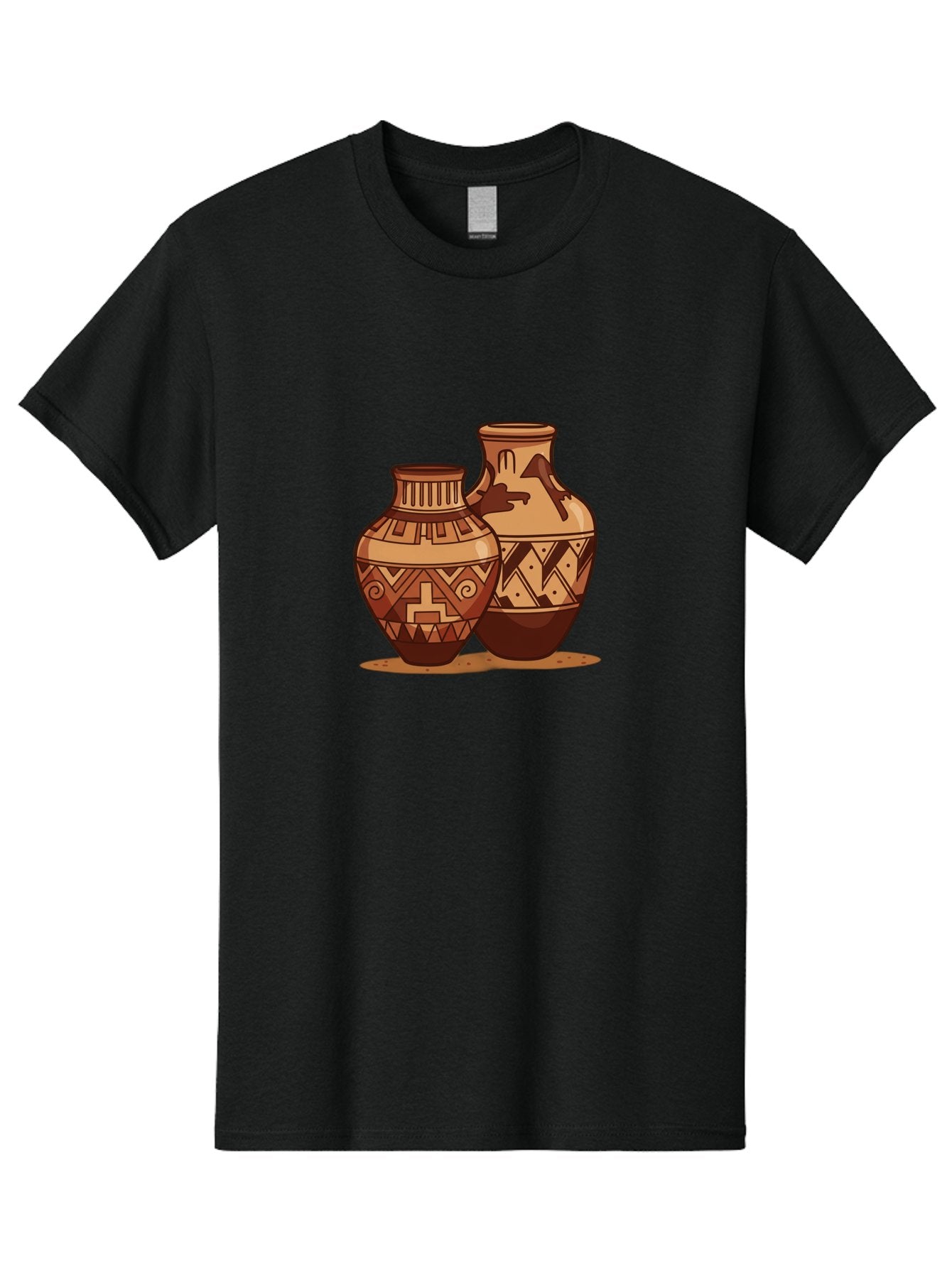 Vases Men'S Graphic Tee, 100% Cotton, Comfortable Casual Summer Wear, Machine Washable, Clay Pottery, Traditional Ceramics, Earthy Tones, Geometric Patterns, Tribal Designs, Cultural Heritage, Handmade Craftsmanship, Rustic Charm Bad885 15