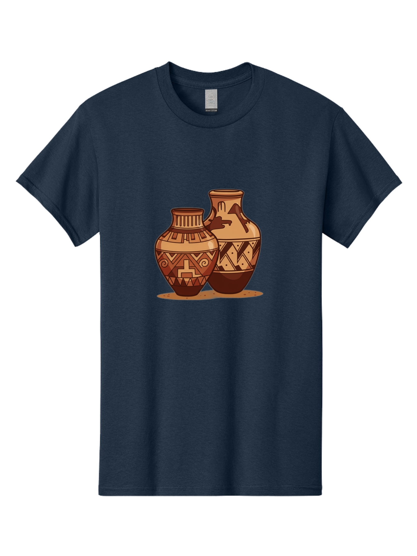 Vases Men'S Graphic Tee, 100% Cotton, Comfortable Casual Summer Wear, Machine Washable, Clay Pottery, Traditional Ceramics, Earthy Tones, Geometric Patterns, Tribal Designs, Cultural Heritage, Handmade Craftsmanship, Rustic Charm Bad885 11