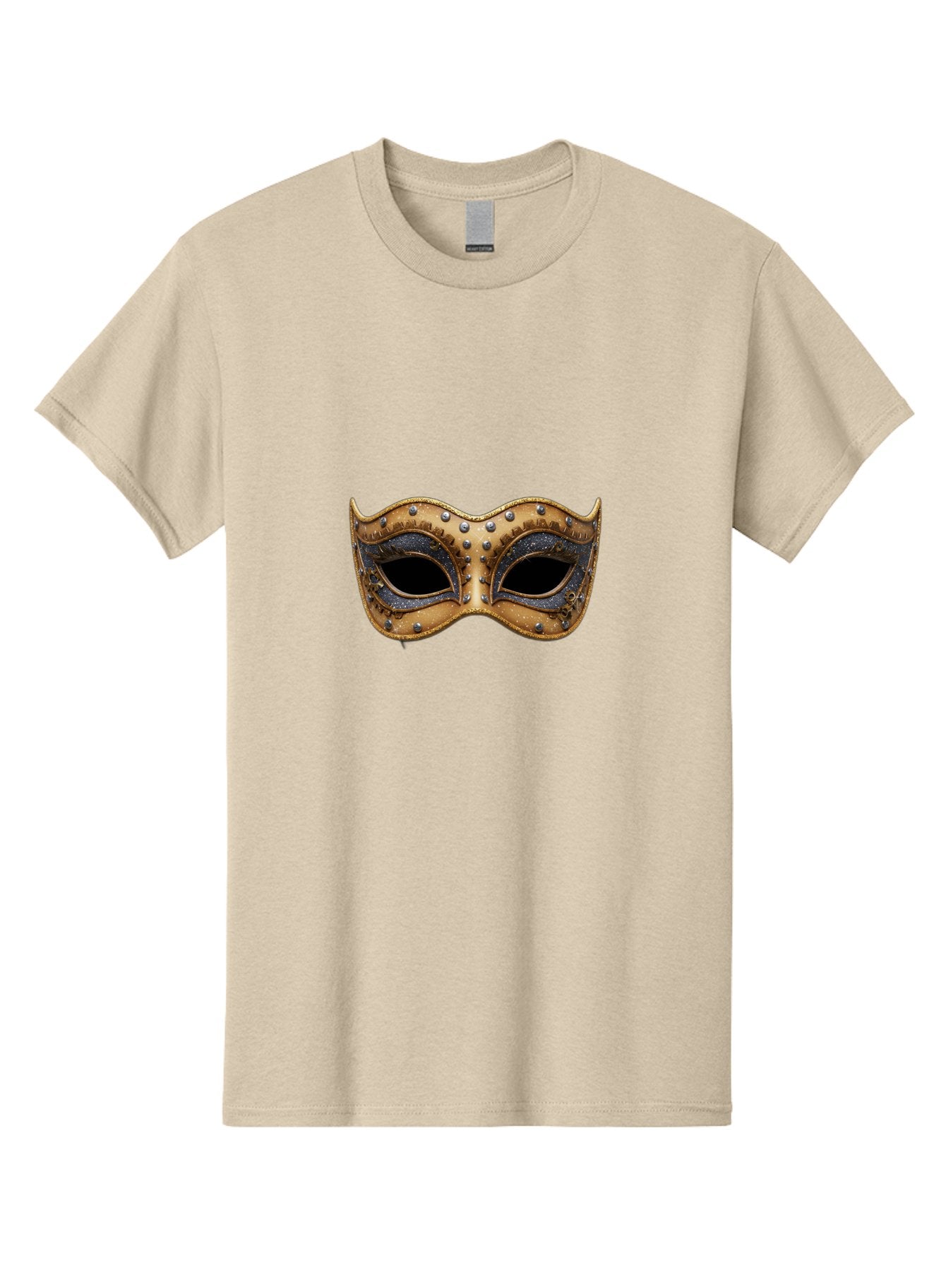 Venetian-Mask-5 Men'S Graphic Tee, 100% Cotton, Comfortable Casual Summer Wear, Machine Washable, Leather Mask, Decorative Mask, Masquerade Ball, Costume Accessory, Rhinestone Embellishments, Eye Cover, Fashion Statement, Luxury Design, Bad892 3