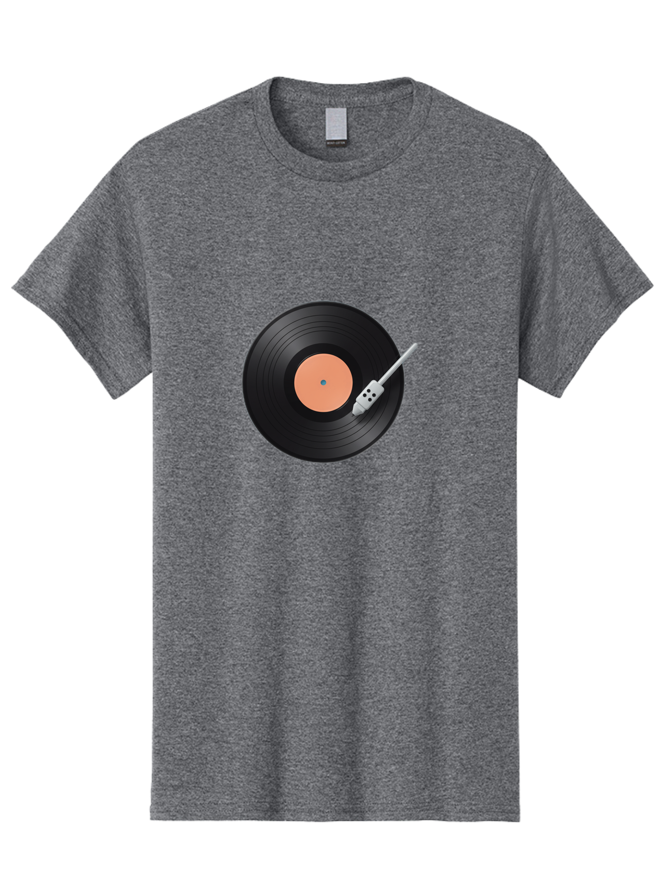 Vinyl-Record-1 Men'S Graphic Tee, 100% Cotton, Comfortable Casual Summer Wear, Machine Washable, Vinyl Record Player, Record Playing, Music Lover, Vinyl Collector, Retro Music, Nostalgic Sound, Classic Tunes, Analog Music, Turntable, Bad896 7