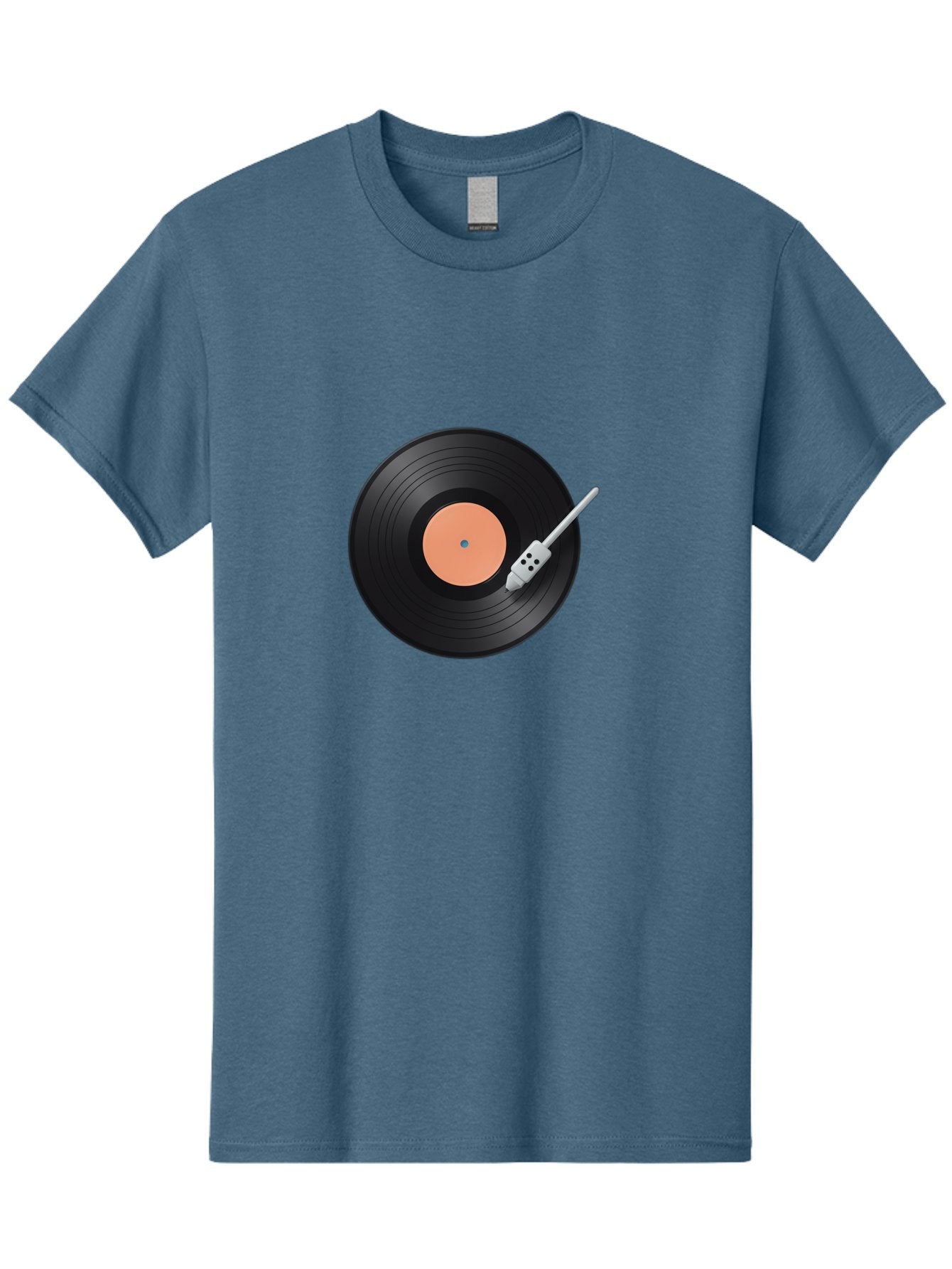 Vinyl-Record-1 Men'S Graphic Tee, 100% Cotton, Comfortable Casual Summer Wear, Machine Washable, Vinyl Record Player, Record Playing, Music Lover, Vinyl Collector, Retro Music, Nostalgic Sound, Classic Tunes, Analog Music, Turntable, Bad896 8
