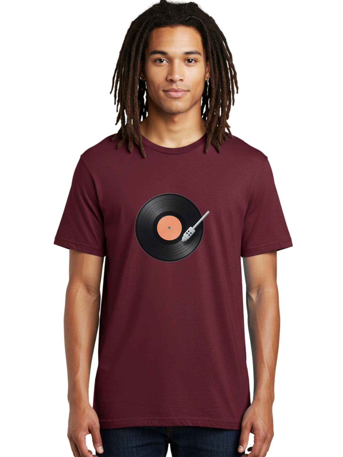 Vinyl-Record-1 Men'S Graphic Tee, 100% Cotton, Comfortable Casual Summer Wear, Machine Washable, Vinyl Record Player, Record Playing, Music Lover, Vinyl Collector, Retro Music, Nostalgic Sound, Classic Tunes, Analog Music, Turntable, Bad896 28