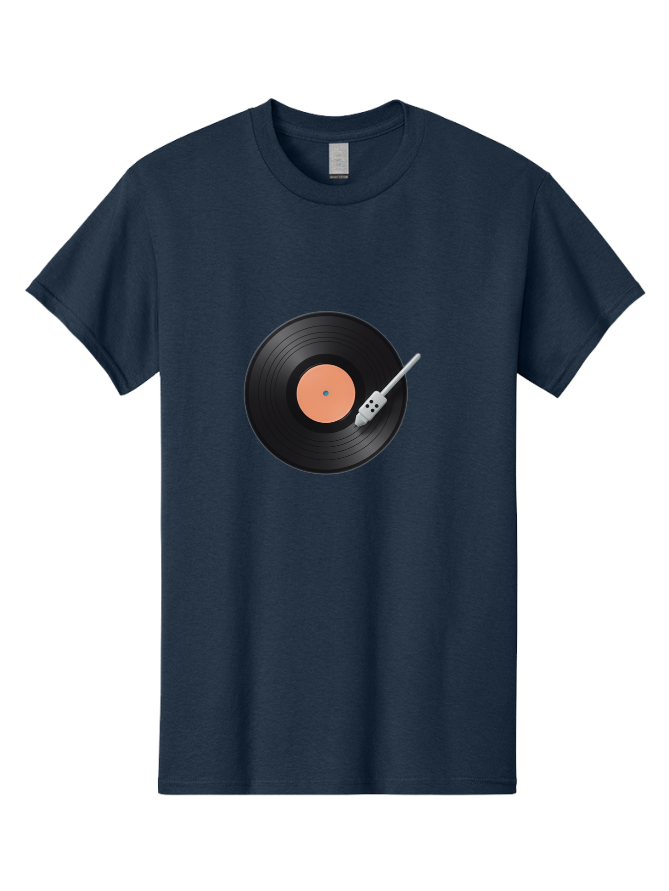 Vinyl-Record-1 Men'S Graphic Tee, 100% Cotton, Comfortable Casual Summer Wear, Machine Washable, Vinyl Record Player, Record Playing, Music Lover, Vinyl Collector, Retro Music, Nostalgic Sound, Classic Tunes, Analog Music, Turntable, Bad896 8