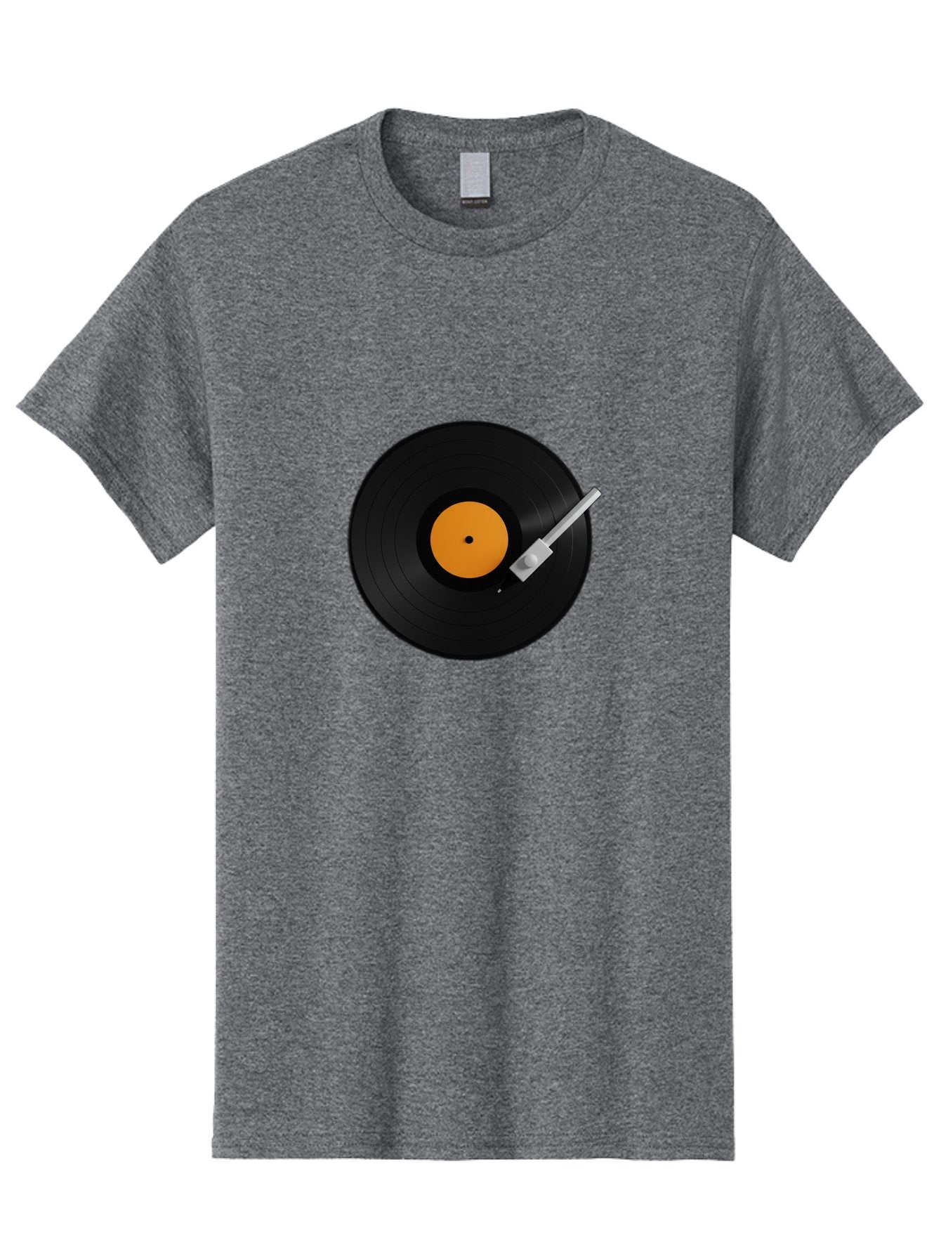 Vinyl-Record-Player-1 Men'S Graphic Tee, 100% Cotton, Comfortable Casual Summer Wear, Machine Washable, Vinyl Record, Record Player, Music, Black Vinyl, Orange Label, Dj Equipment, Music Technology, Retro Sound, Analog Music Bad899 6