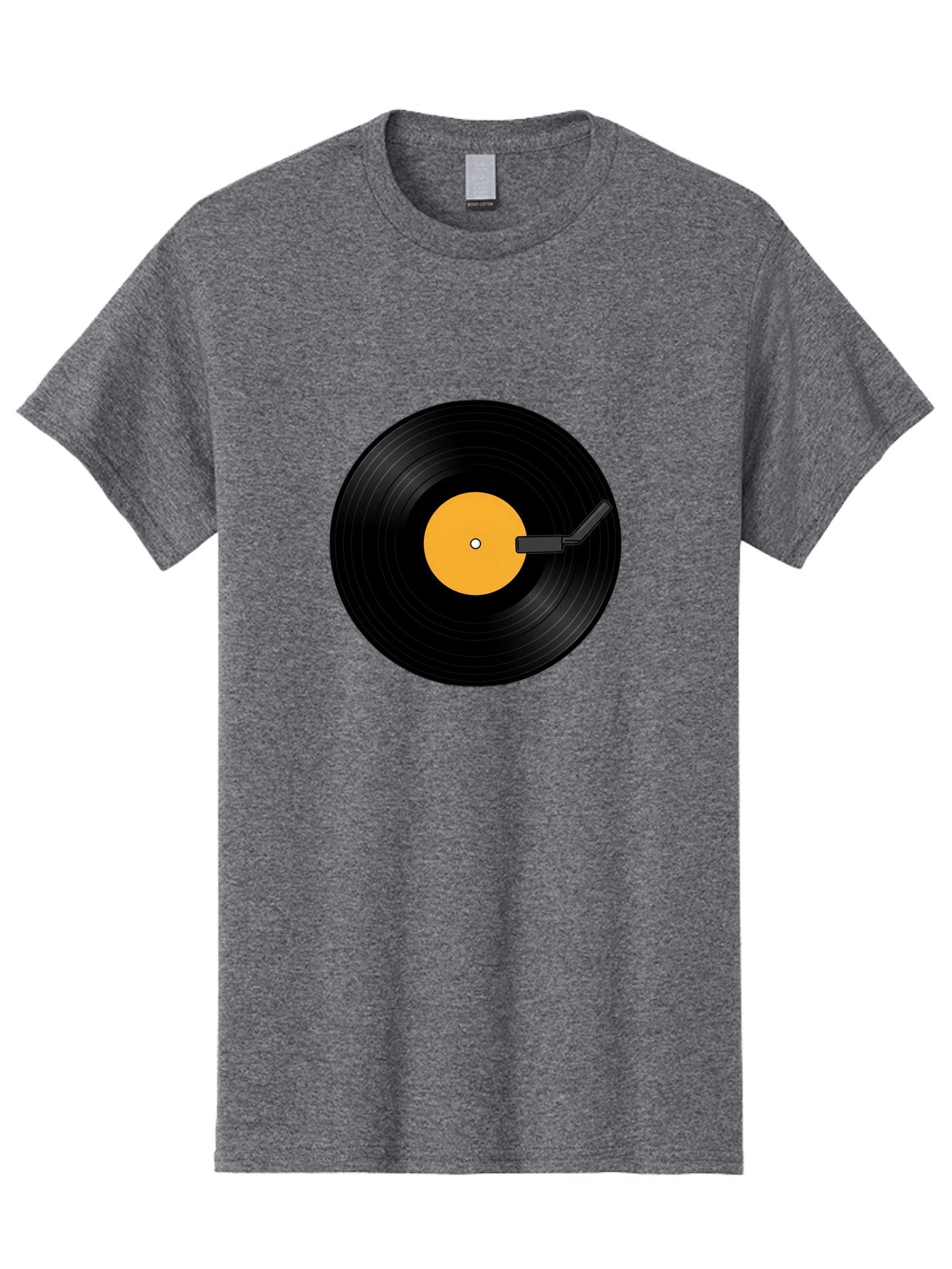 Vinyl-Record-Player-3 Men'S Graphic Tee, 100% Cotton, Comfortable Casual Summer Wear, Machine Washable, Vinyl Record, Record Player, Music Listening, Retro Audio, Classic Sound, Nostalgic Vibe, Music Culture Bad901