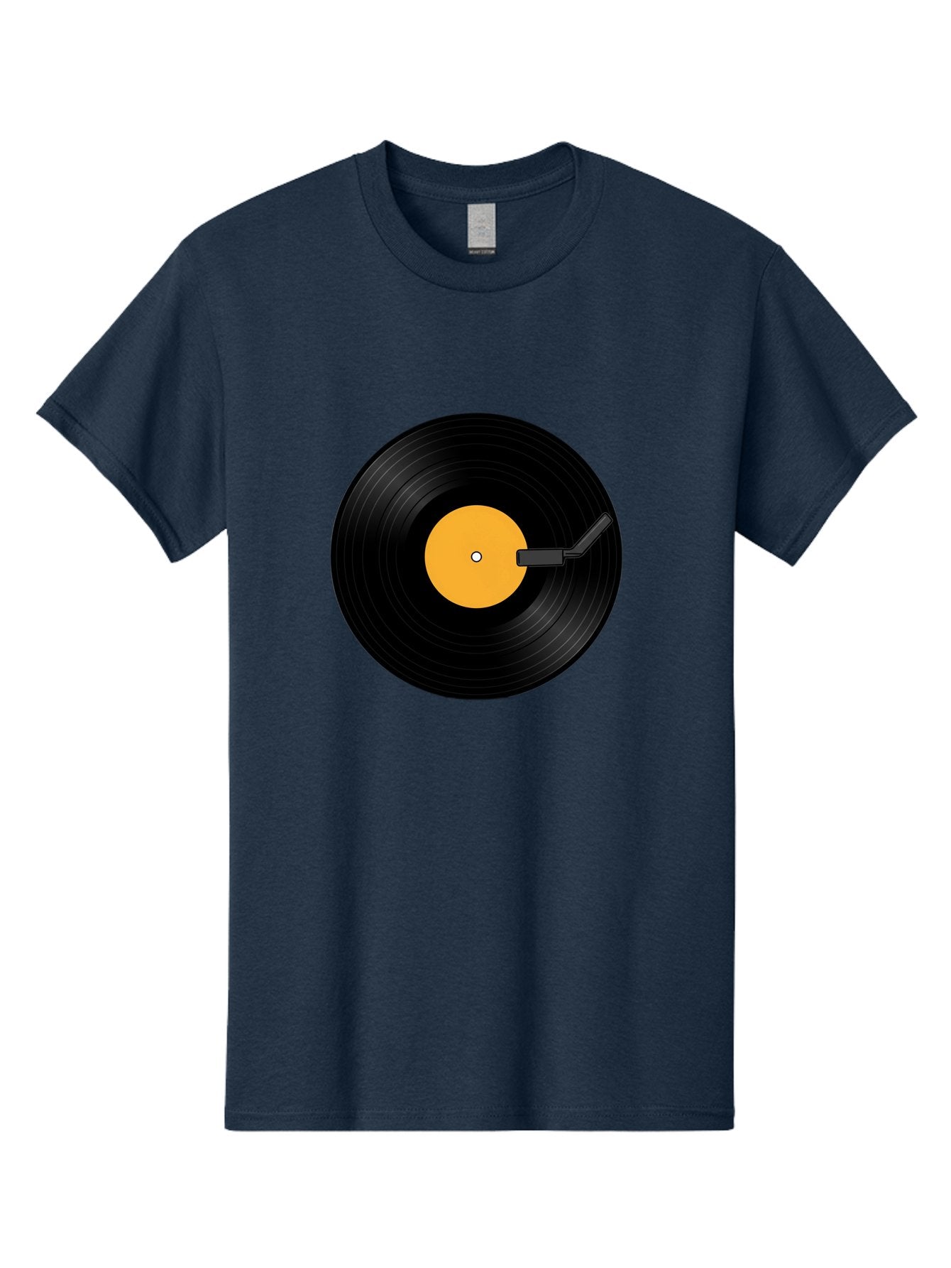 Vinyl-Record-Player-3 Men'S Graphic Tee, 100% Cotton, Comfortable Casual Summer Wear, Machine Washable, Vinyl Record, Record Player, Music Listening, Retro Audio, Classic Sound, Nostalgic Vibe, Music Culture Bad901 4