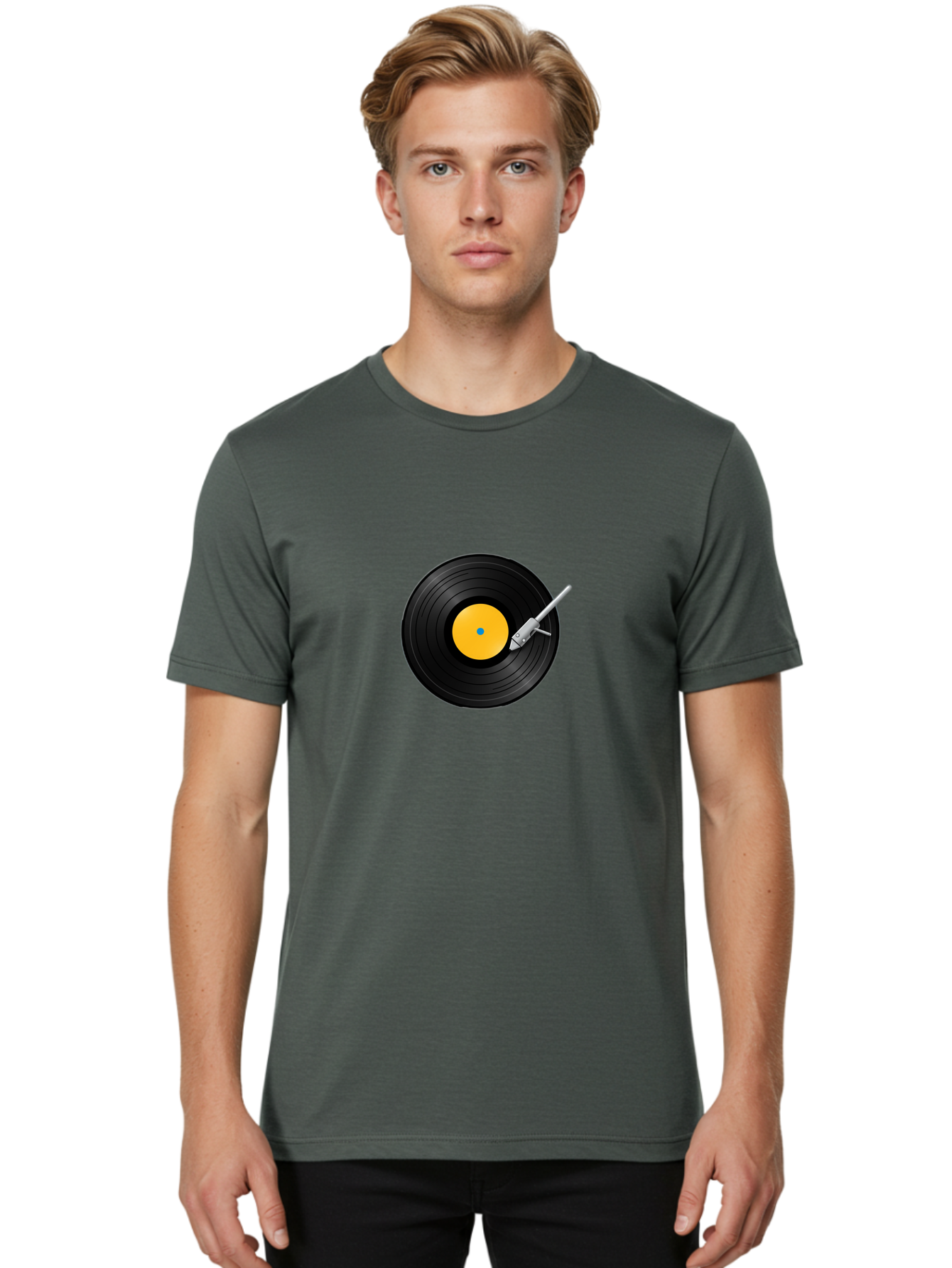 Vinyl-Record-Player-4 Men'S Graphic Tee, 100% Cotton, Comfortable Casual Summer Wear, Machine Washable, Vinyl Record, Record Player, Music Playback, Audio Equipment, Retro Technology, Nostalgia, Dj Setup, Music Lover Bad902 16