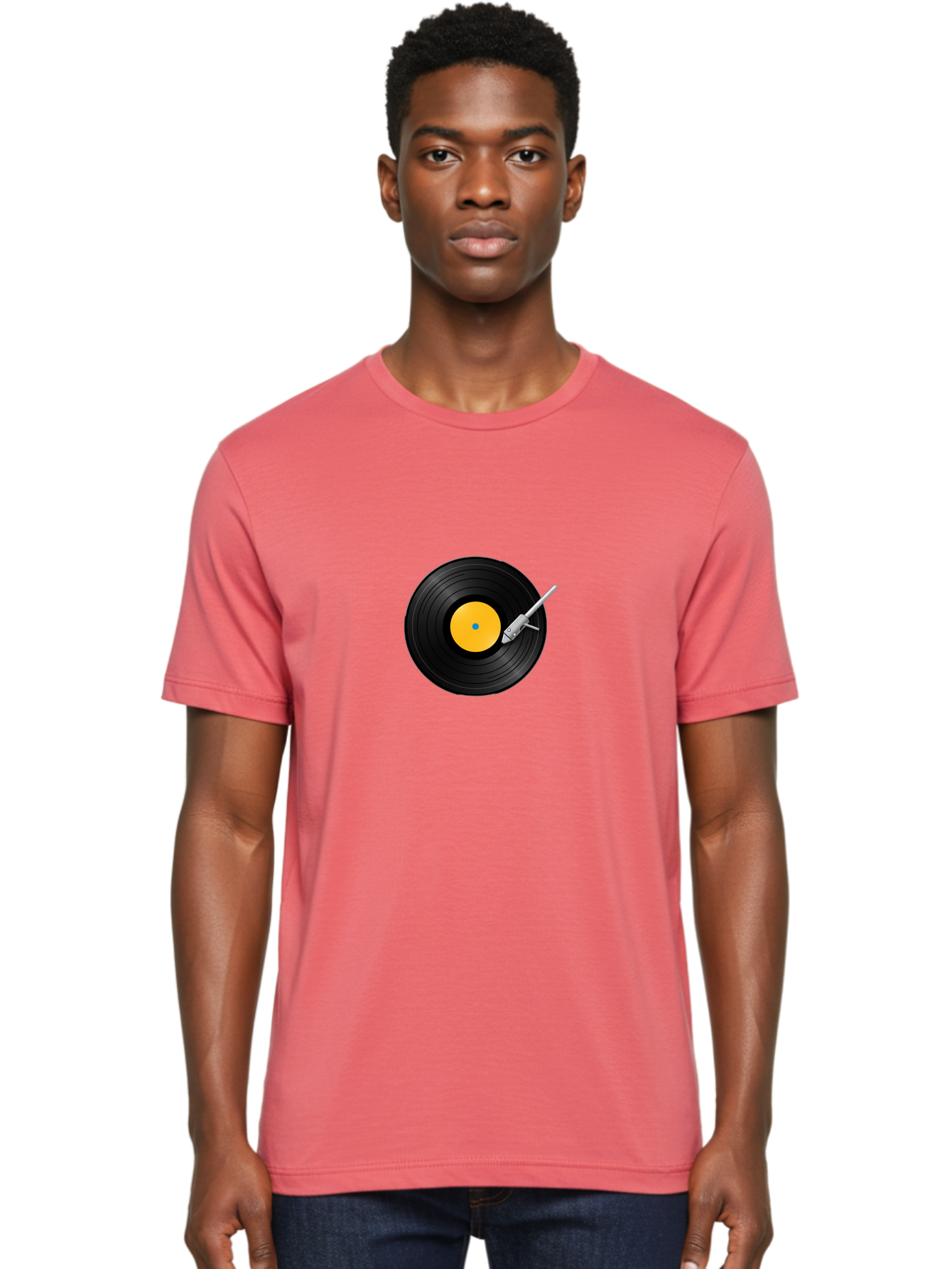 Vinyl-Record-Player-4 Men'S Graphic Tee, 100% Cotton, Comfortable Casual Summer Wear, Machine Washable, Vinyl Record, Record Player, Music Playback, Audio Equipment, Retro Technology, Nostalgia, Dj Setup, Music Lover Bad902 17