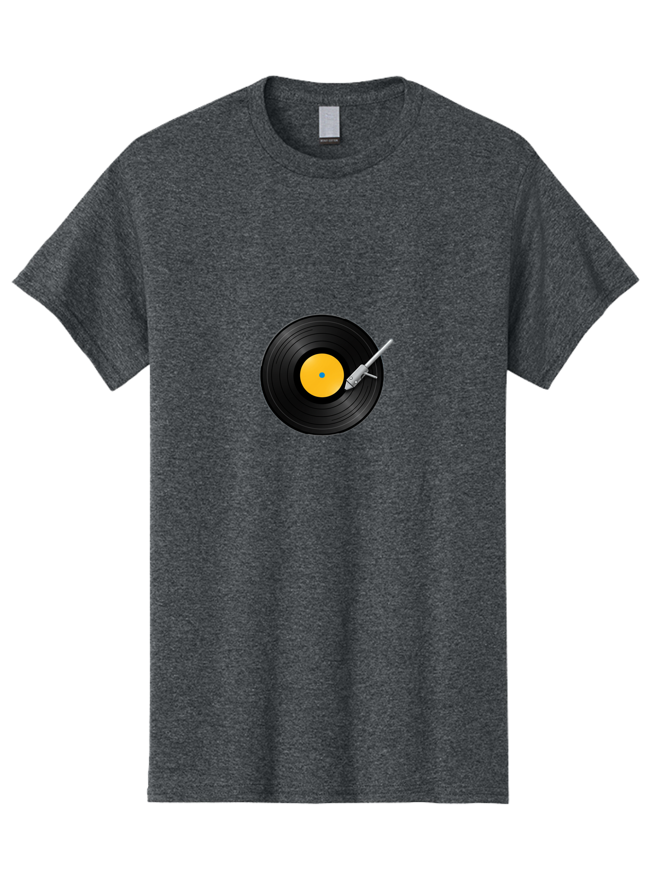 Vinyl-Record-Player-4 Men'S Graphic Tee, 100% Cotton, Comfortable Casual Summer Wear, Machine Washable, Vinyl Record, Record Player, Music Playback, Audio Equipment, Retro Technology, Nostalgia, Dj Setup, Music Lover Bad902 4