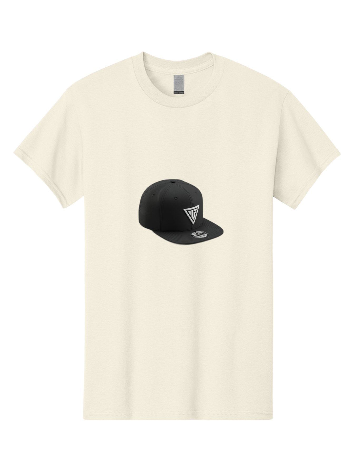 Vlf-Hat Men'S Graphic Tee, 100% Cotton, Comfortable Casual Summer Wear, Machine Washable, Black Baseball Cap, Snapback Hat, Tf Logo, White Triangle, Streetwear Fashion, Casual Style, Trendy Accessories, Premium Quality Bad906 5