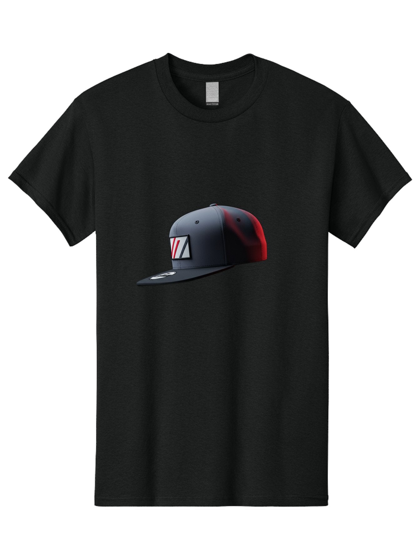 W-Logo-Baseball-Cap Men'S Graphic Tee, 100% Cotton, Comfortable Casual Summer Wear, Machine Washable, Baseball Cap With Logo, Black And Red Cap, Sporty Hat, Stylish Cap, Vl Emblem, Fashion Accessory, Casual Wear, Streetwear Bad907 3