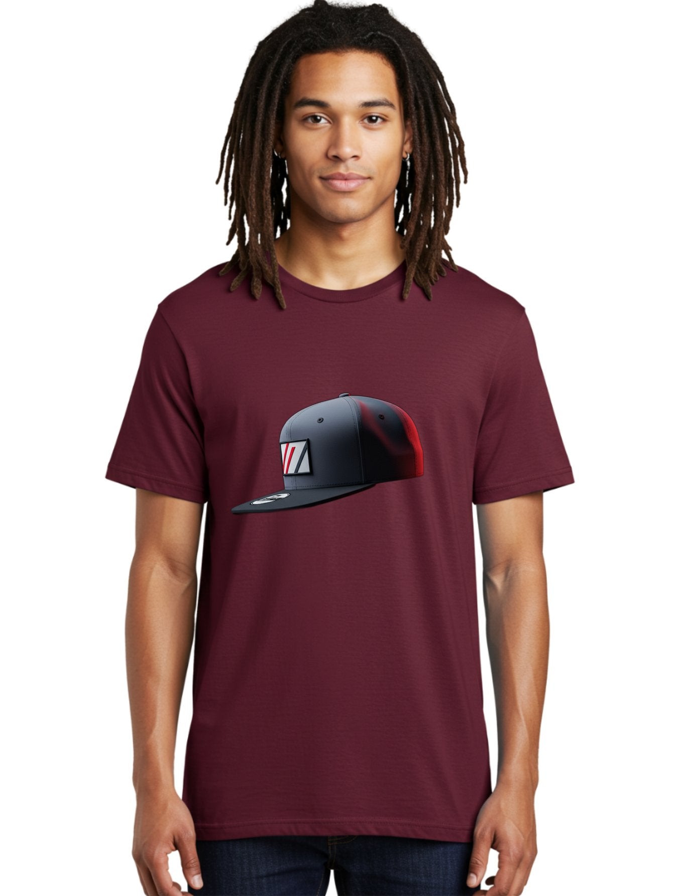 W-Logo-Baseball-Cap Men'S Graphic Tee, 100% Cotton, Comfortable Casual Summer Wear, Machine Washable, Baseball Cap With Logo, Black And Red Cap, Sporty Hat, Stylish Cap, Vl Emblem, Fashion Accessory, Casual Wear, Streetwear Bad907 25
