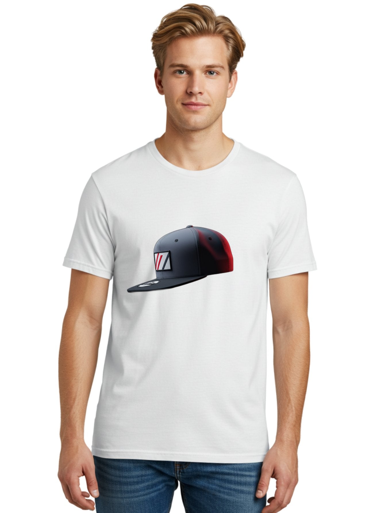 W-Logo-Baseball-Cap Men'S Graphic Tee, 100% Cotton, Comfortable Casual Summer Wear, Machine Washable, Baseball Cap With Logo, Black And Red Cap, Sporty Hat, Stylish Cap, Vl Emblem, Fashion Accessory, Casual Wear, Streetwear Bad907 28