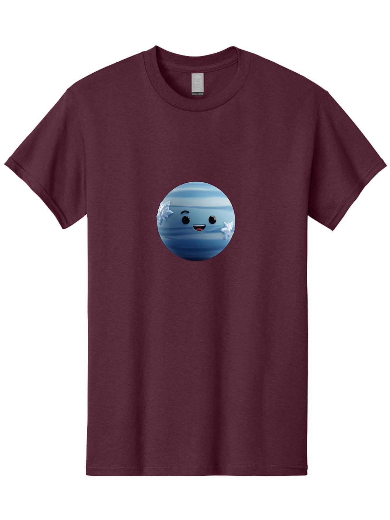 Water-Emoji Men'S Graphic Tee, 100% Cotton, Comfortable Casual Summer Wear, Machine Washable, Blue Water Droplet, Smiling Face, Cartoon Character, Cute Emoji, Playful Design, Fun Illustration, Smiling Water, Water Symbol Bad909