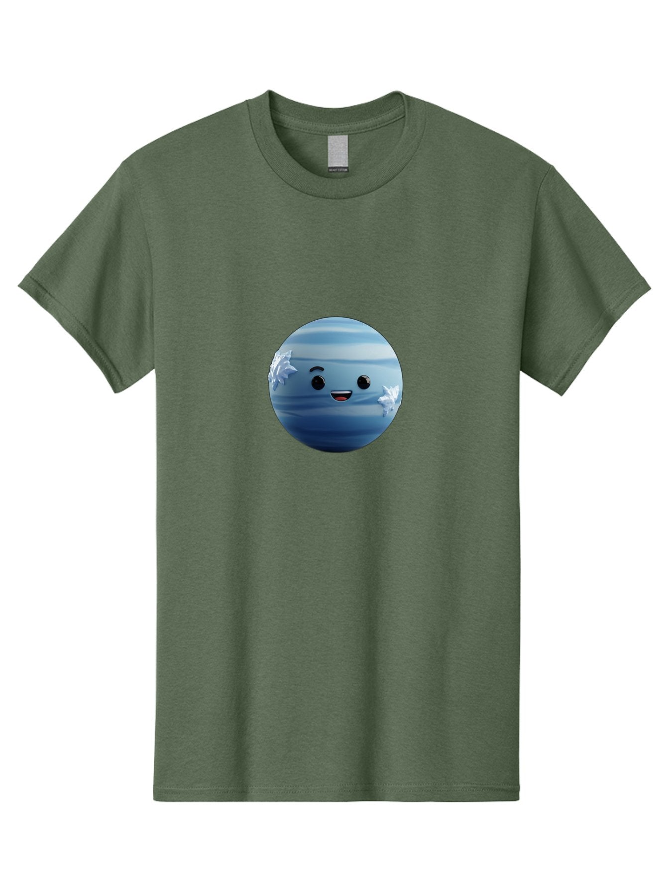 Water-Emoji Men'S Graphic Tee, 100% Cotton, Comfortable Casual Summer Wear, Machine Washable, Blue Water Droplet, Smiling Face, Cartoon Character, Cute Emoji, Playful Design, Fun Illustration, Smiling Water, Water Symbol Bad909 3