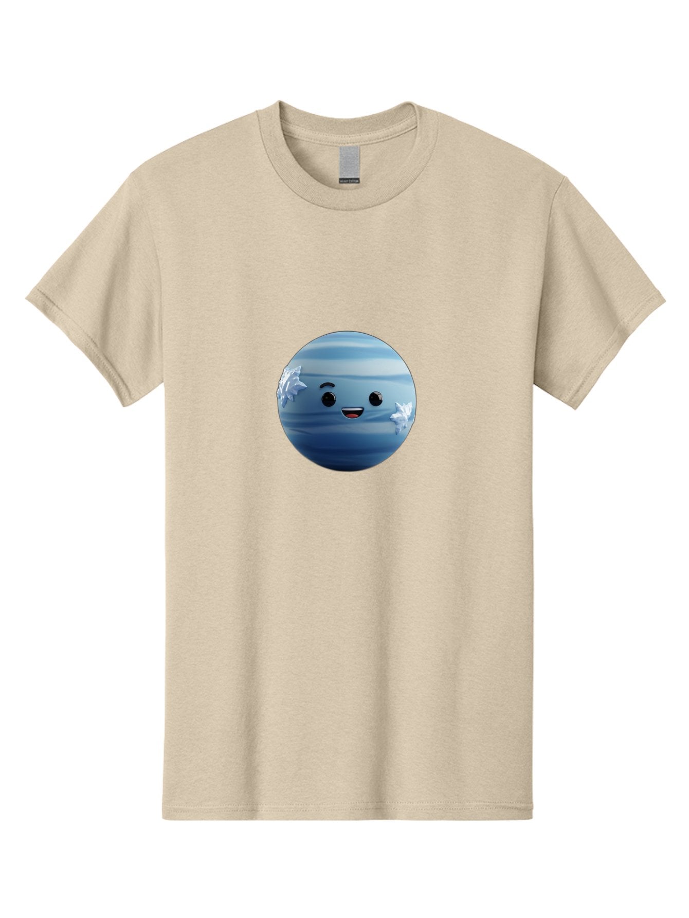 Water-Emoji Men'S Graphic Tee, 100% Cotton, Comfortable Casual Summer Wear, Machine Washable, Blue Water Droplet, Smiling Face, Cartoon Character, Cute Emoji, Playful Design, Fun Illustration, Smiling Water, Water Symbol Bad909 5