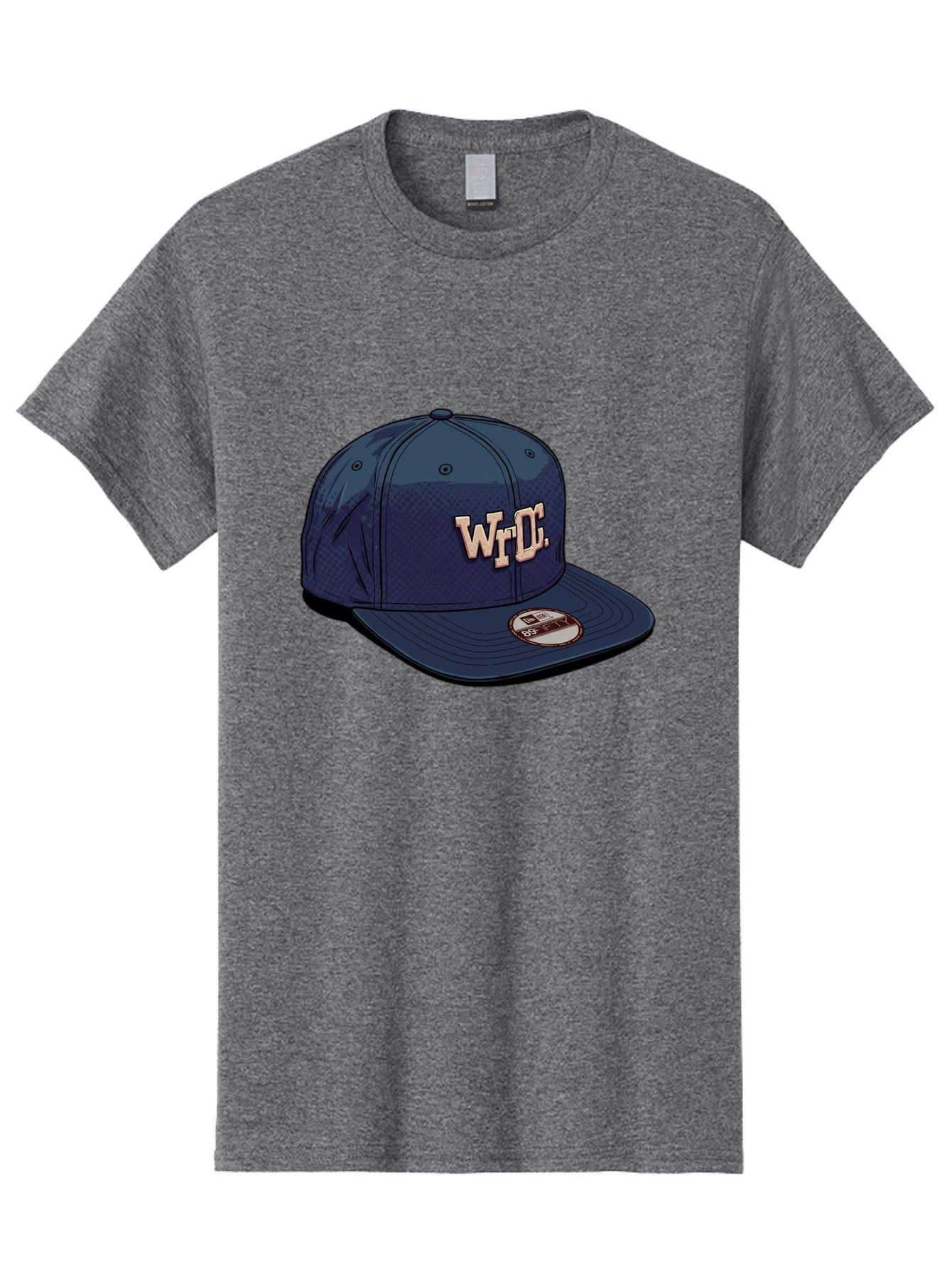 Wrdc-Baseball-Cap Men'S Graphic Tee, 100% Cotton, Comfortable Casual Summer Wear, Machine Washable, Navy Blue Baseball Cap, Trendy Hat, Streetwear Fashion, Wrdc Logo, New Era 59Fifty, Sports Apparel, Logo Design, Fashion Accessory Bad934 9