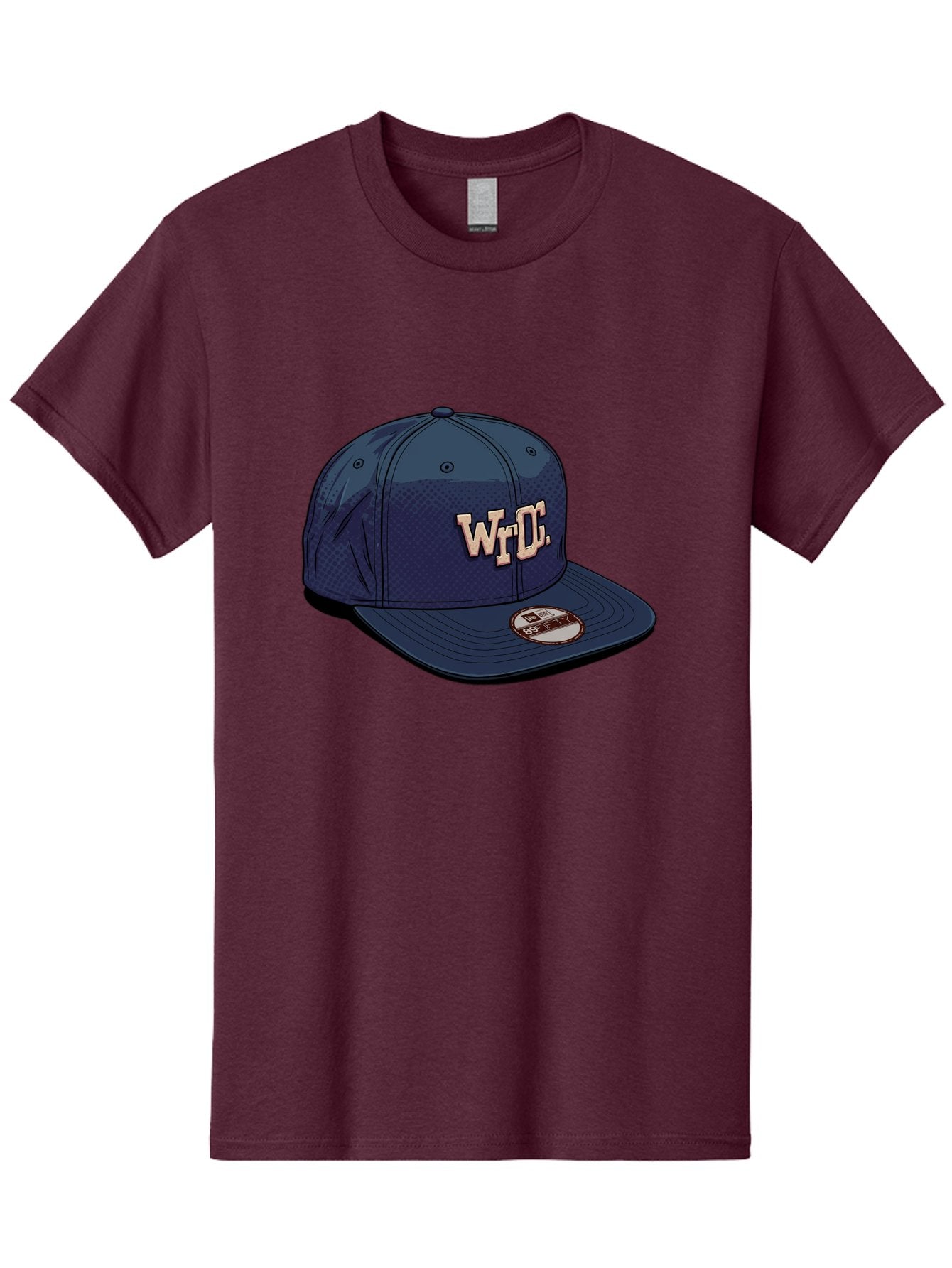 Wrdc-Baseball-Cap Men'S Graphic Tee, 100% Cotton, Comfortable Casual Summer Wear, Machine Washable, Navy Blue Baseball Cap, Trendy Hat, Streetwear Fashion, Wrdc Logo, New Era 59Fifty, Sports Apparel, Logo Design, Fashion Accessory Bad934 15