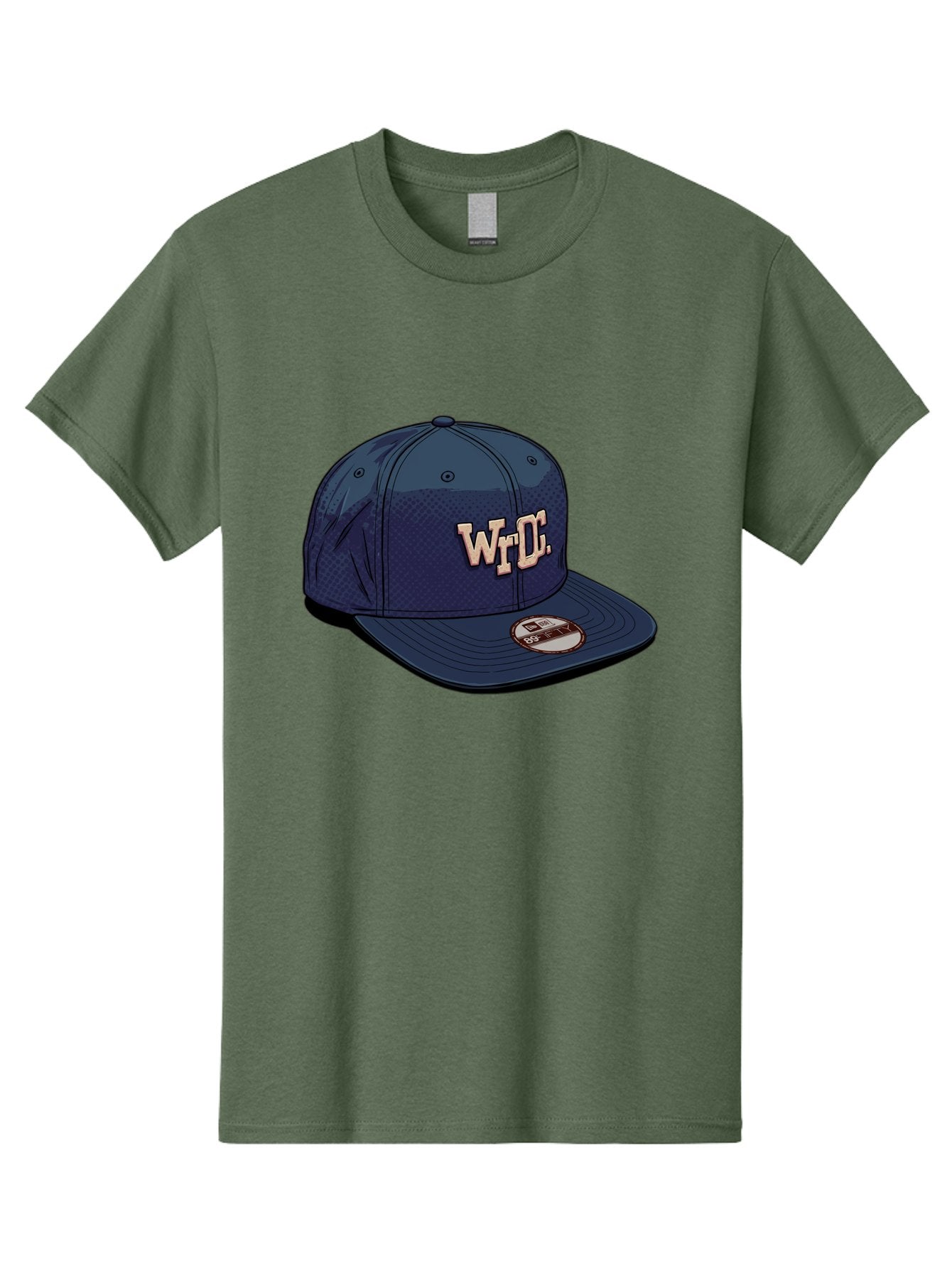 Wrdc-Baseball-Cap Men'S Graphic Tee, 100% Cotton, Comfortable Casual Summer Wear, Machine Washable, Navy Blue Baseball Cap, Trendy Hat, Streetwear Fashion, Wrdc Logo, New Era 59Fifty, Sports Apparel, Logo Design, Fashion Accessory Bad934 4