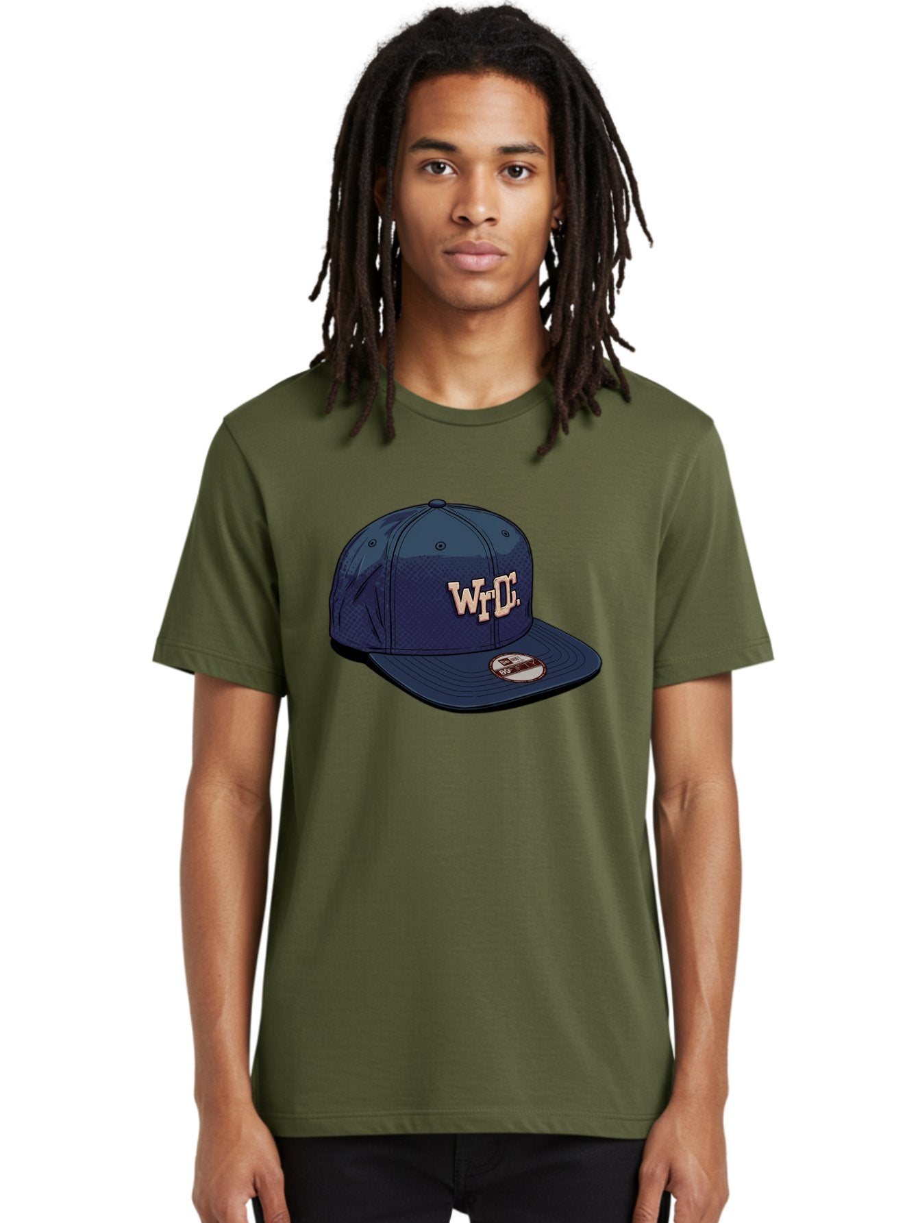 Wrdc-Baseball-Cap Men'S Graphic Tee, 100% Cotton, Comfortable Casual Summer Wear, Machine Washable, Navy Blue Baseball Cap, Trendy Hat, Streetwear Fashion, Wrdc Logo, New Era 59Fifty, Sports Apparel, Logo Design, Fashion Accessory Bad934 18