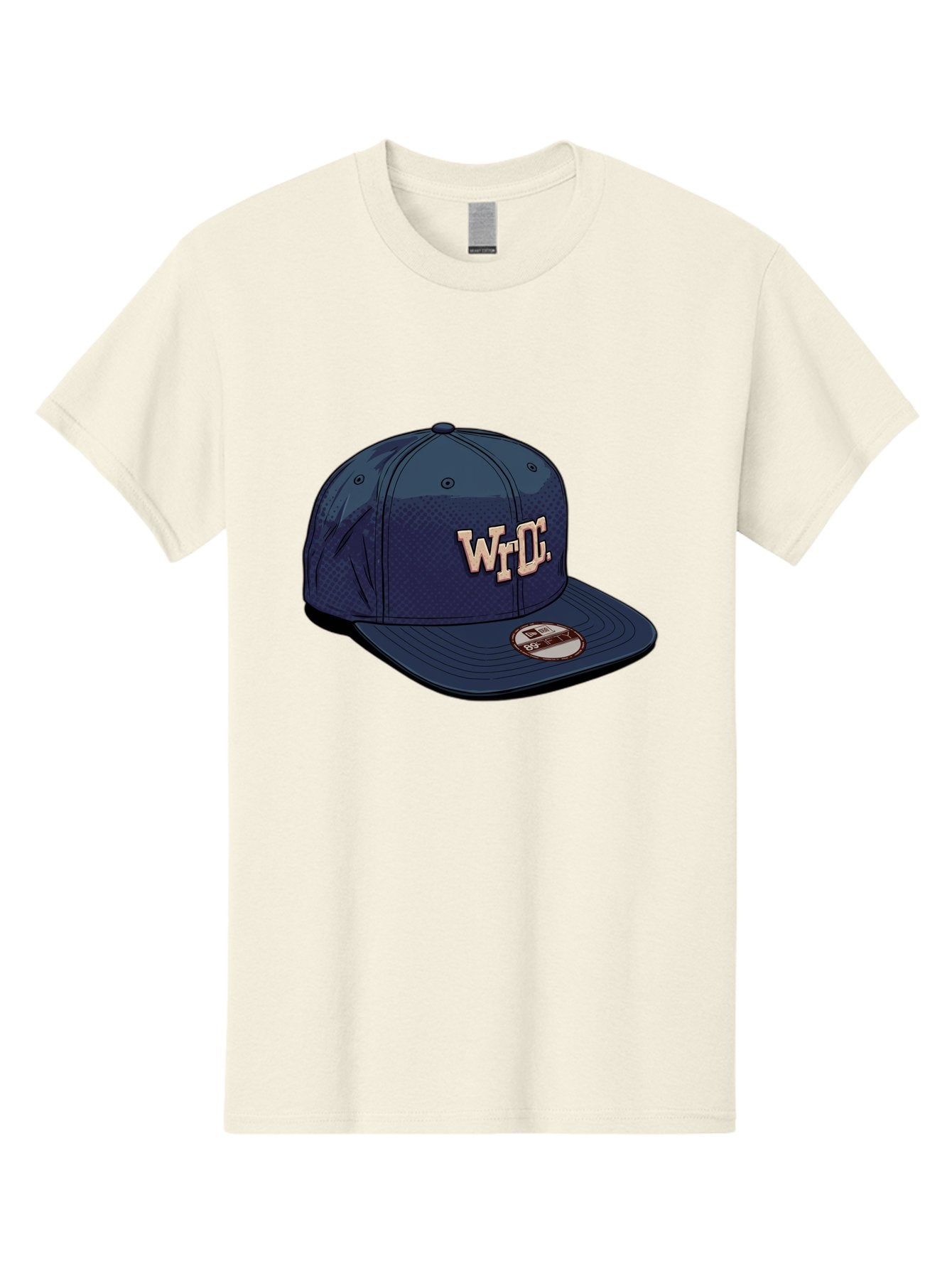 Wrdc-Baseball-Cap Men'S Graphic Tee, 100% Cotton, Comfortable Casual Summer Wear, Machine Washable, Navy Blue Baseball Cap, Trendy Hat, Streetwear Fashion, Wrdc Logo, New Era 59Fifty, Sports Apparel, Logo Design, Fashion Accessory Bad934 11