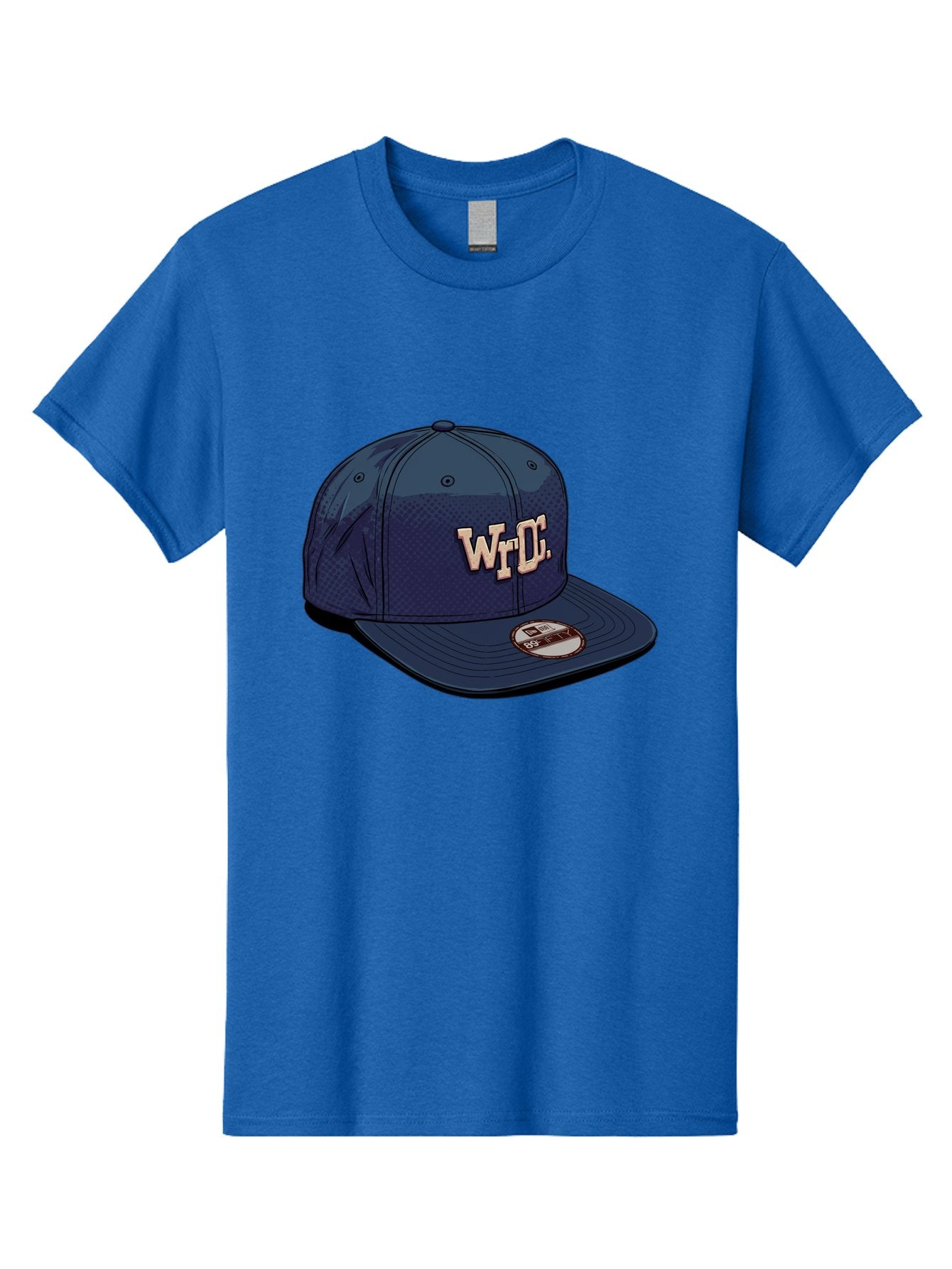 Wrdc-Baseball-Cap Men'S Graphic Tee, 100% Cotton, Comfortable Casual Summer Wear, Machine Washable, Navy Blue Baseball Cap, Trendy Hat, Streetwear Fashion, Wrdc Logo, New Era 59Fifty, Sports Apparel, Logo Design, Fashion Accessory Bad934 10