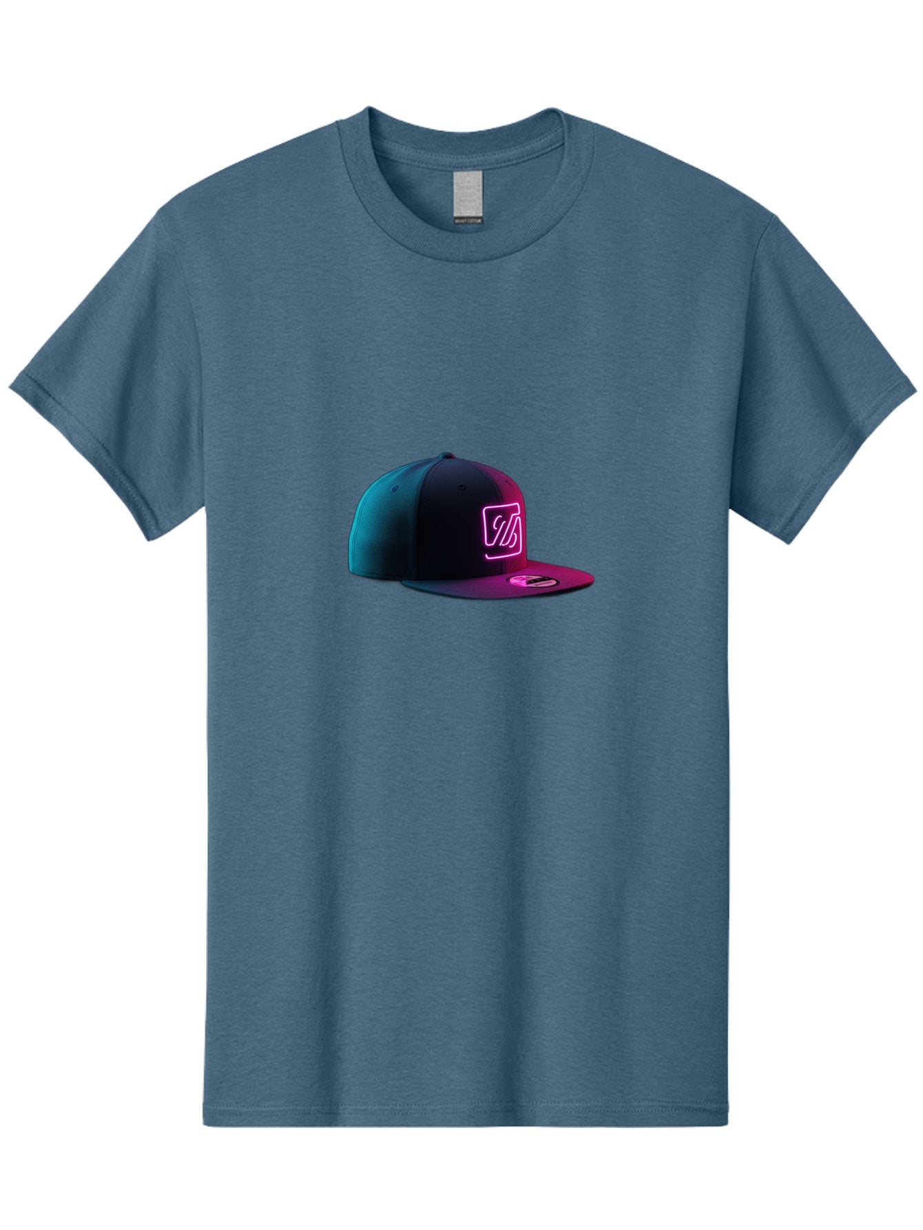 Yd-Logo-Cap Men'S Graphic Tee, 100% Cotton, Comfortable Casual Summer Wear, Machine Washable, Black Baseball Cap, Snapback Hat, Neon Pink Logo, Zild Branding, Streetwear Fashion, Trendy Accessories, Bold Design, Modern Style, Edgy Look Bad936 5