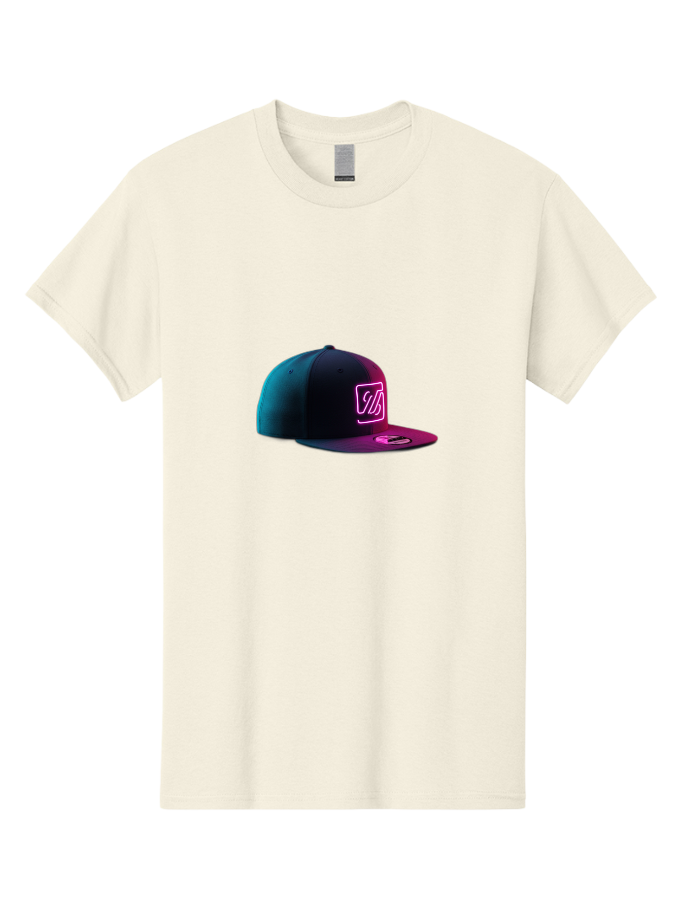 Yd-Logo-Cap Men'S Graphic Tee, 100% Cotton, Comfortable Casual Summer Wear, Machine Washable, Black Baseball Cap, Snapback Hat, Neon Pink Logo, Zild Branding, Streetwear Fashion, Trendy Accessories, Bold Design, Modern Style, Edgy Look Bad936 6