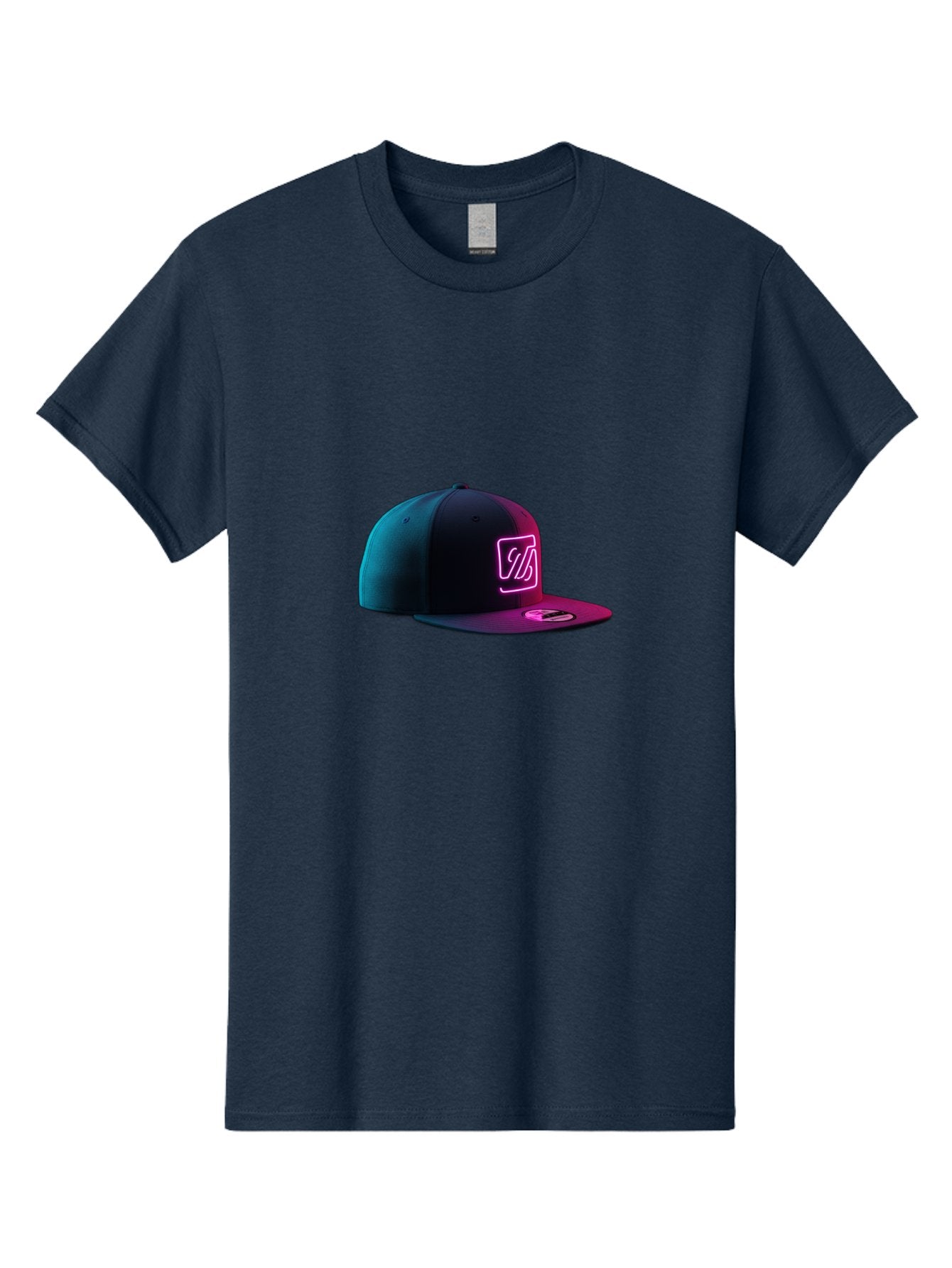 Yd-Logo-Cap Men'S Graphic Tee, 100% Cotton, Comfortable Casual Summer Wear, Machine Washable, Black Baseball Cap, Snapback Hat, Neon Pink Logo, Zild Branding, Streetwear Fashion, Trendy Accessories, Bold Design, Modern Style, Edgy Look Bad936 11
