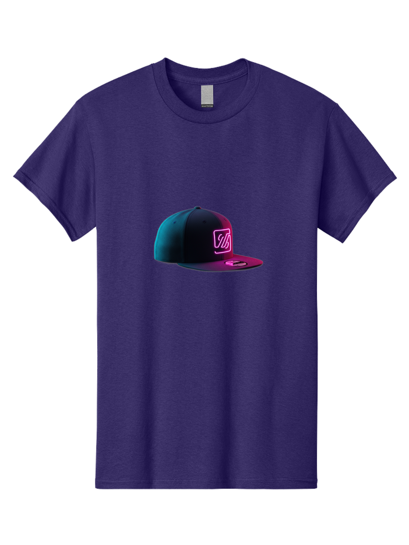 Yd-Logo-Cap Men'S Graphic Tee, 100% Cotton, Comfortable Casual Summer Wear, Machine Washable, Black Baseball Cap, Snapback Hat, Neon Pink Logo, Zild Branding, Streetwear Fashion, Trendy Accessories, Bold Design, Modern Style, Edgy Look Bad936 9