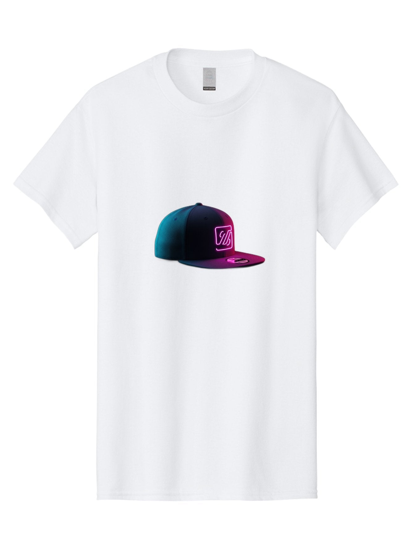 Yd-Logo-Cap Men'S Graphic Tee, 100% Cotton, Comfortable Casual Summer Wear, Machine Washable, Black Baseball Cap, Snapback Hat, Neon Pink Logo, Zild Branding, Streetwear Fashion, Trendy Accessories, Bold Design, Modern Style, Edgy Look Bad936 12