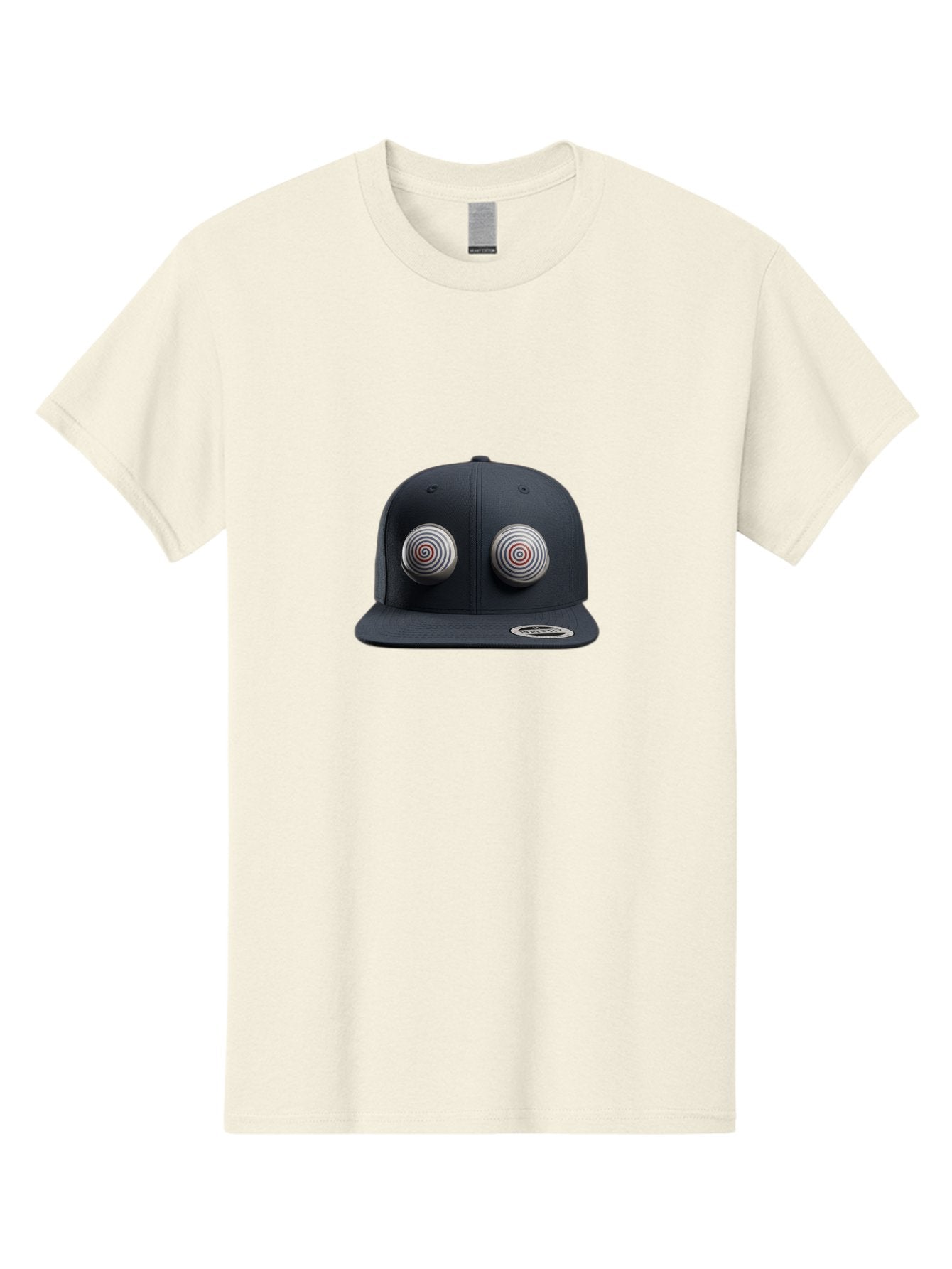 Yeezy-Gap-Cap Men'S Graphic Tee, 100% Cotton, Comfortable Casual Summer Wear, Machine Washable, Black Baseball Cap, Silver Spiral Designs, Eye-Catching Details, Sleek Hat Design, Fashion Accessory, Urban Style, Modern Headwear, Black Cap, Bad937 12