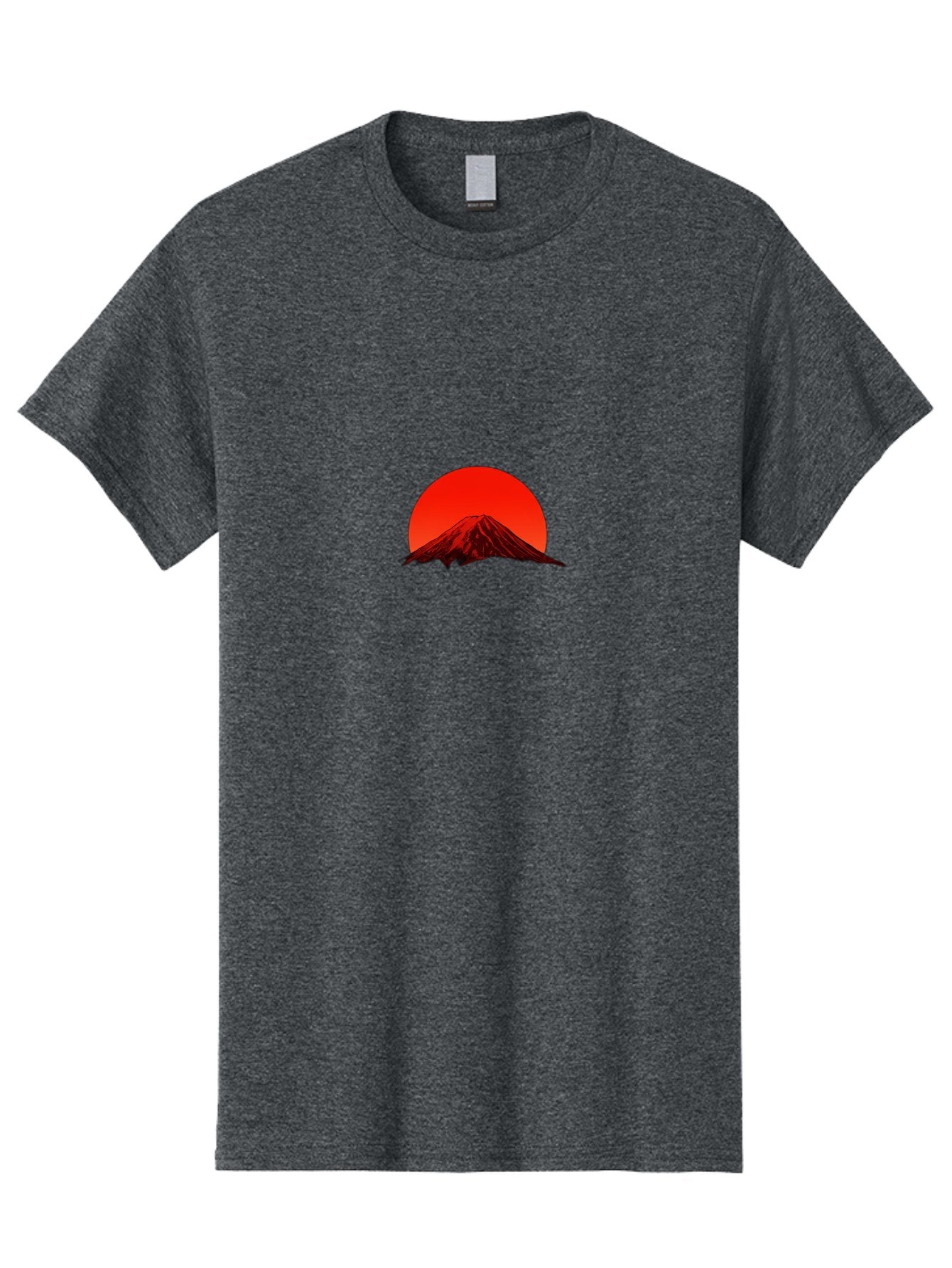 Mount-Fuji-1 Men'S Graphic Tee, 100% Cotton, Comfortable Casual Summer Wear, Machine Washable, Mount Fuji Silhouette, Red Sun, Japanese Landscape, Mountain Scenery, Serene Atmosphere, Iconic Landmark, Symbolic Imagery Bad966 11