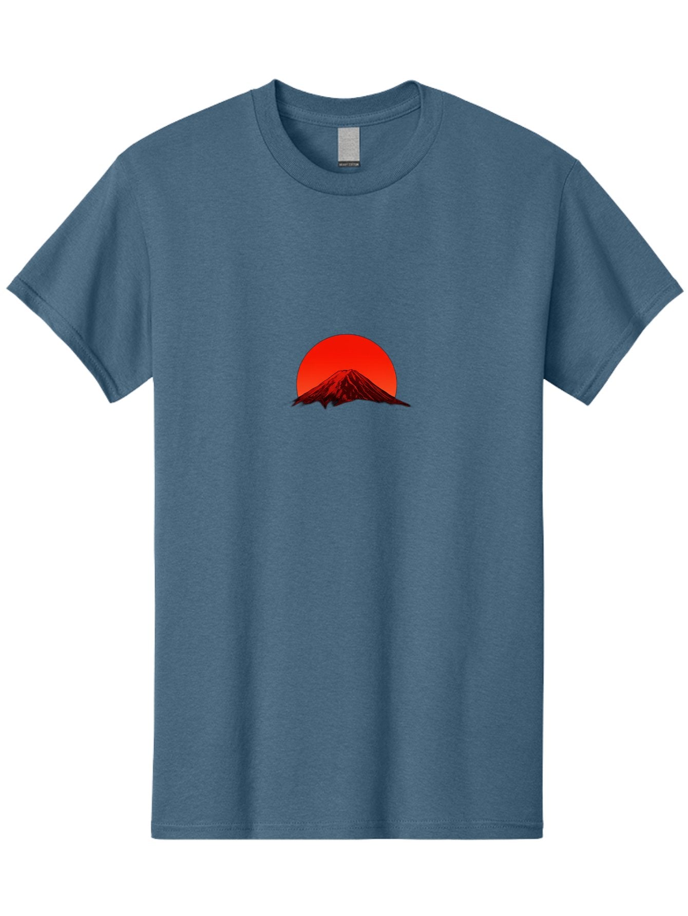 Mount-Fuji-1 Men'S Graphic Tee, 100% Cotton, Comfortable Casual Summer Wear, Machine Washable, Mount Fuji Silhouette, Red Sun, Japanese Landscape, Mountain Scenery, Serene Atmosphere, Iconic Landmark, Symbolic Imagery Bad966 10