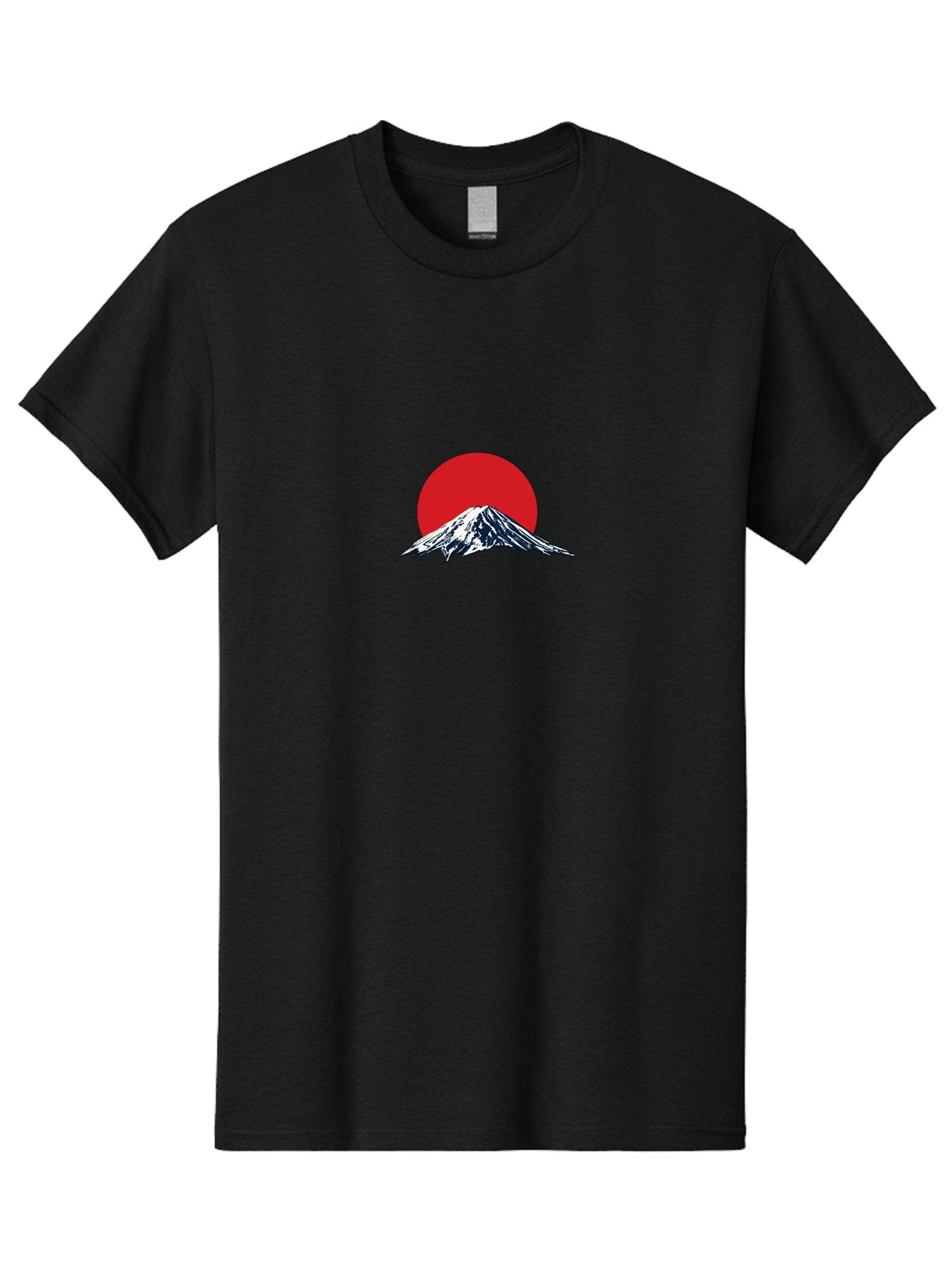 Mount-Fuji-4 Men'S Graphic Tee, 100% Cotton, Comfortable Casual Summer Wear, Machine Washable, Mount Fuji Landscape, Japanese Mountain Scenery, Red Sun, Snow-Capped Peak, Minimalist Design, Iconic Landmark, Serene Atmosphere Bad969 10