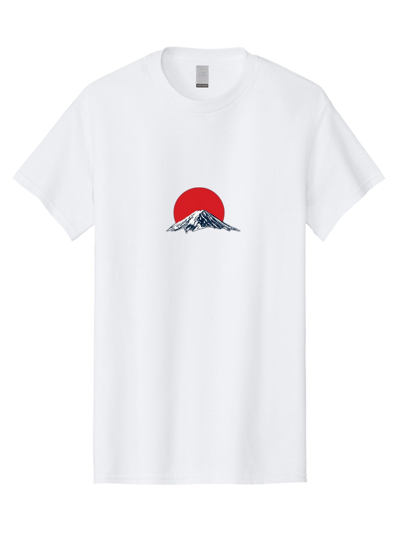 Mount-Fuji-4 Men'S Graphic Tee, 100% Cotton, Comfortable Casual Summer Wear, Machine Washable, Mount Fuji Landscape, Japanese Mountain Scenery, Red Sun, Snow-Capped Peak, Minimalist Design, Iconic Landmark, Serene Atmosphere Bad969 11