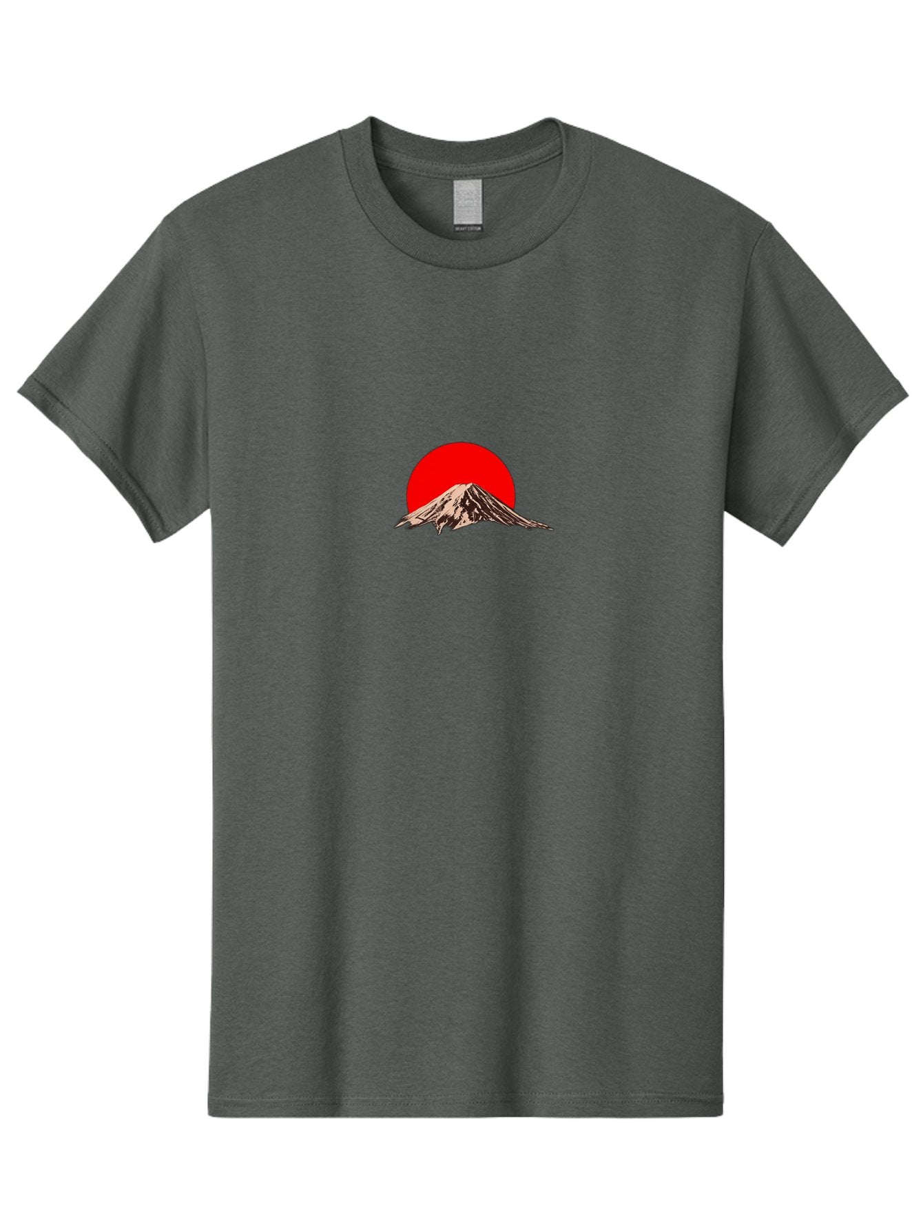 Mount-Fuji-5 Men'S Graphic Tee, 100% Cotton, Comfortable Casual Summer Wear, Machine Washable, Mount Fuji, Japanese Mountain, Iconic Landmark, Red Sun, Serene Landscape, Peaceful Atmosphere, Traditional Japan, Cultural Heritage, Bad970 15