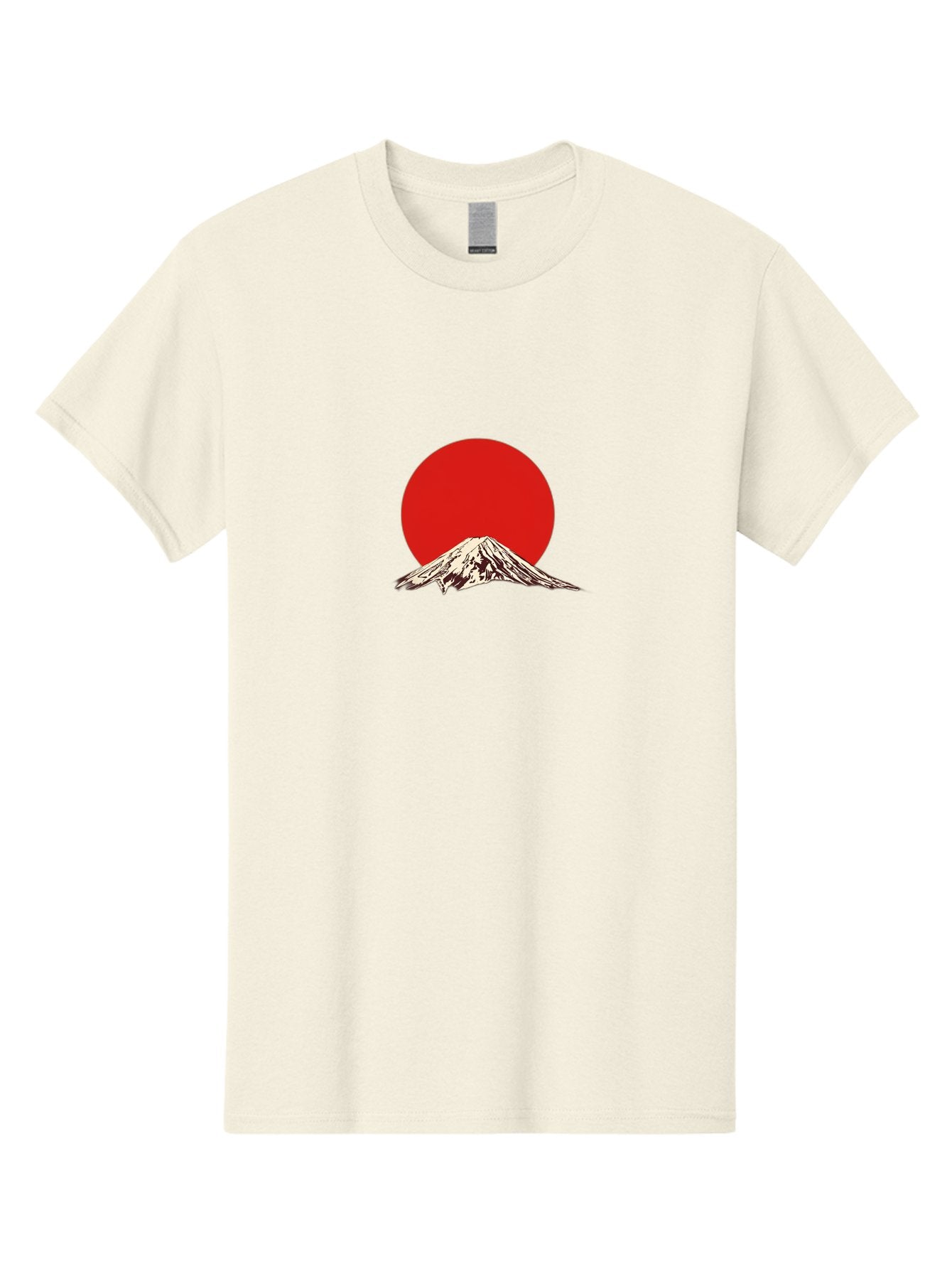 Mount-Fuji-7 Men'S Graphic Tee, 100% Cotton, Comfortable Casual Summer Wear, Machine Washable, Mount Fuji, Red Sun, Japanese Mountain, Iconic Landmark, Serene Landscape, Snow-Capped Peak, Minimalist Design, Bold Colors Bad972 8